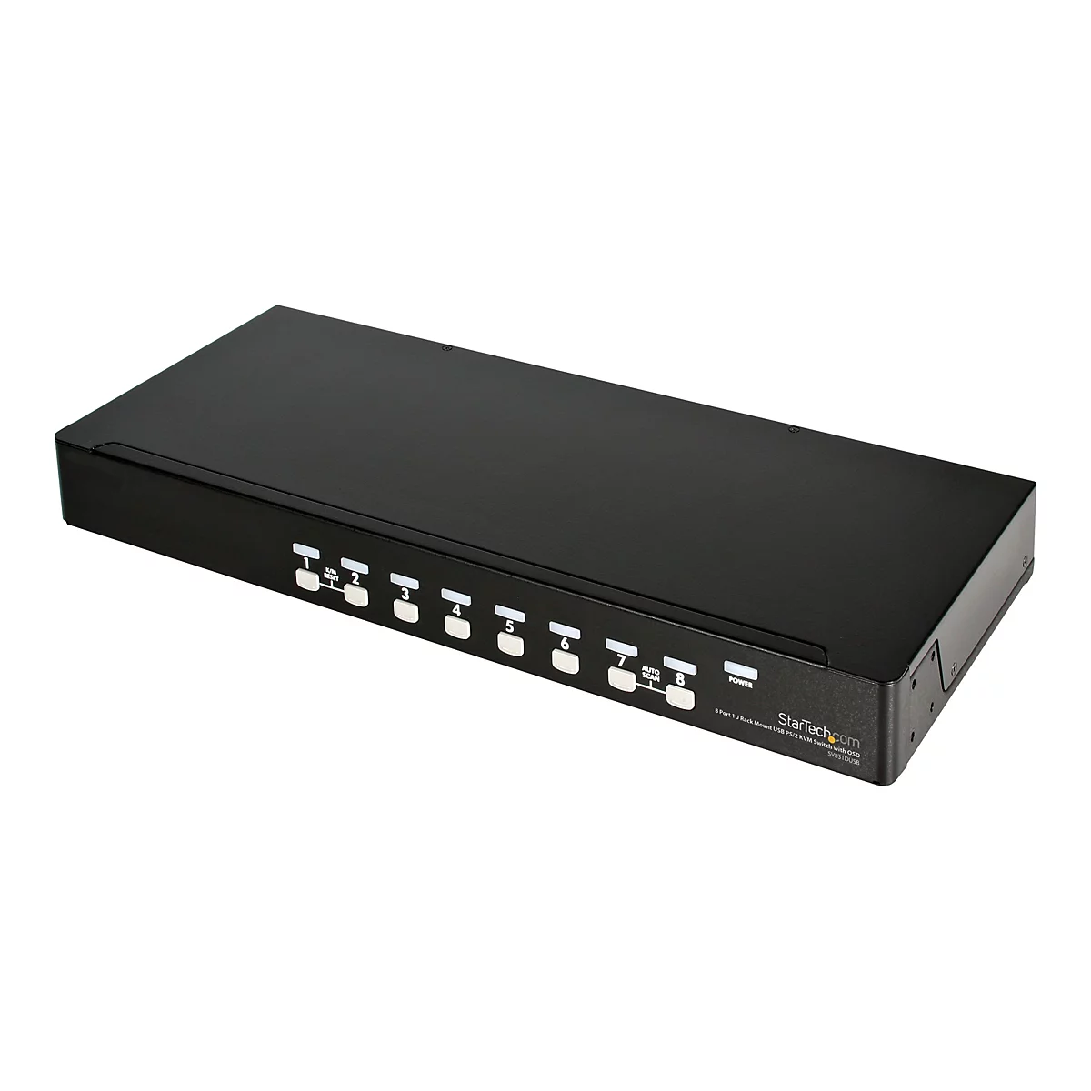 StarTech.com Commutateur KVM PS/2 USB 8 ports 1U empilables sur rack avec OSD - commutateur KVM - 8 ports