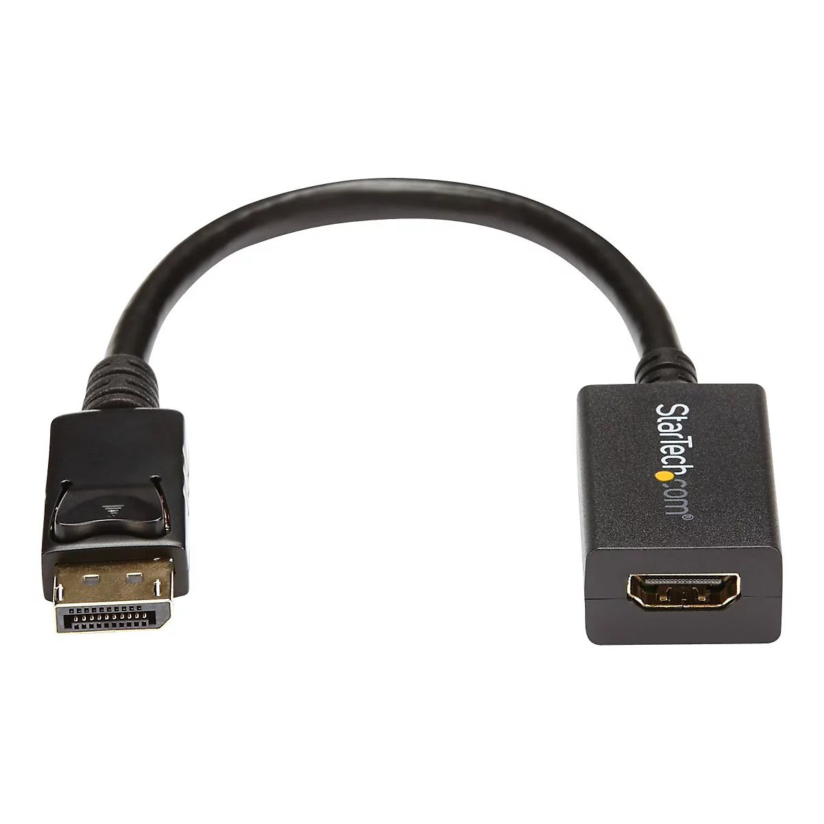 StarTech.com DisplayPort auf HDMI Video Adapter / Konverter (Stecker/Buchse) - DP zu HDMI mit bis zu 1920x1200 - DP / HDMI Länge 25cm - Videoadapter - DisplayPort männlich zu HDMI weiblich - 26.5 cm