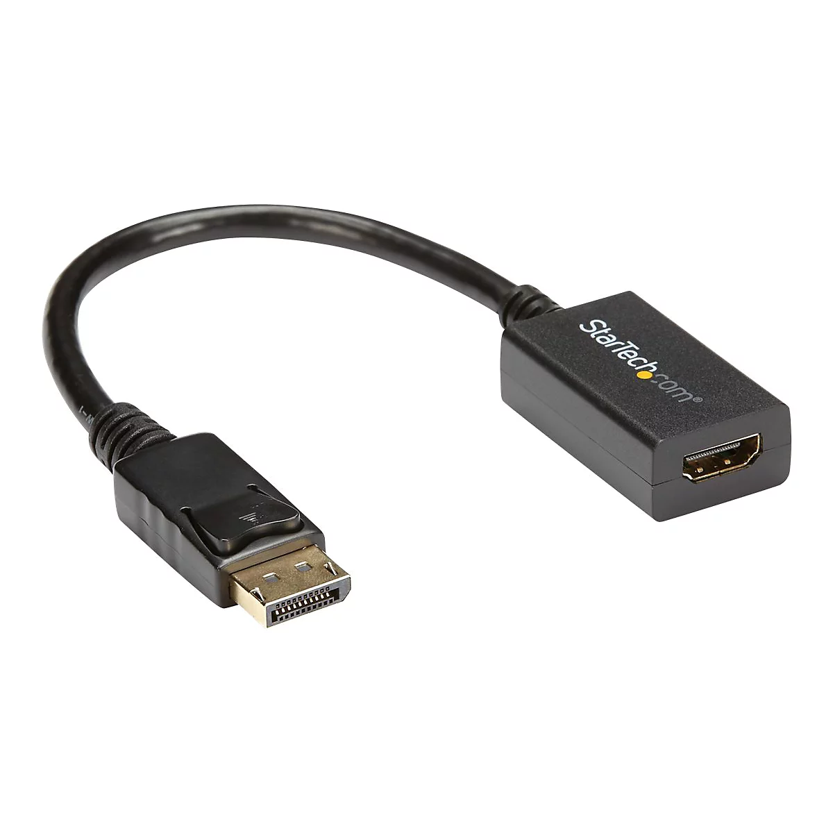 StarTech.com DisplayPort auf HDMI Video Adapter / Konverter (Stecker/Buchse) - DP zu HDMI mit bis zu 1920x1200 - DP / HDMI Länge 25cm - Videoadapter - DisplayPort männlich zu HDMI weiblich - 26.5 cm