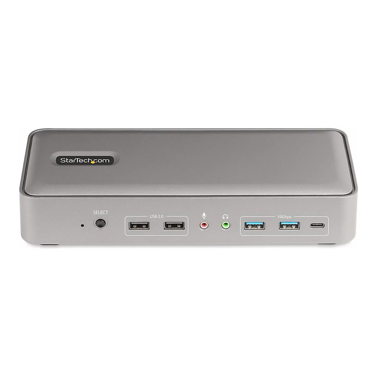 StarTech.com Dual-Laptop USB-C KVM Docking Station, Dual Monitor 4K 60Hz DisplayPort Dock, 5-Port USB Hub, GbE, 90W/45W Power Delivery to Two Laptops, Windows/Mac, 2-Host KVM Dock - Dockingstation - USB-C 3.2 Gen 2 - 2 x DP - 1GbE - TAA-konform