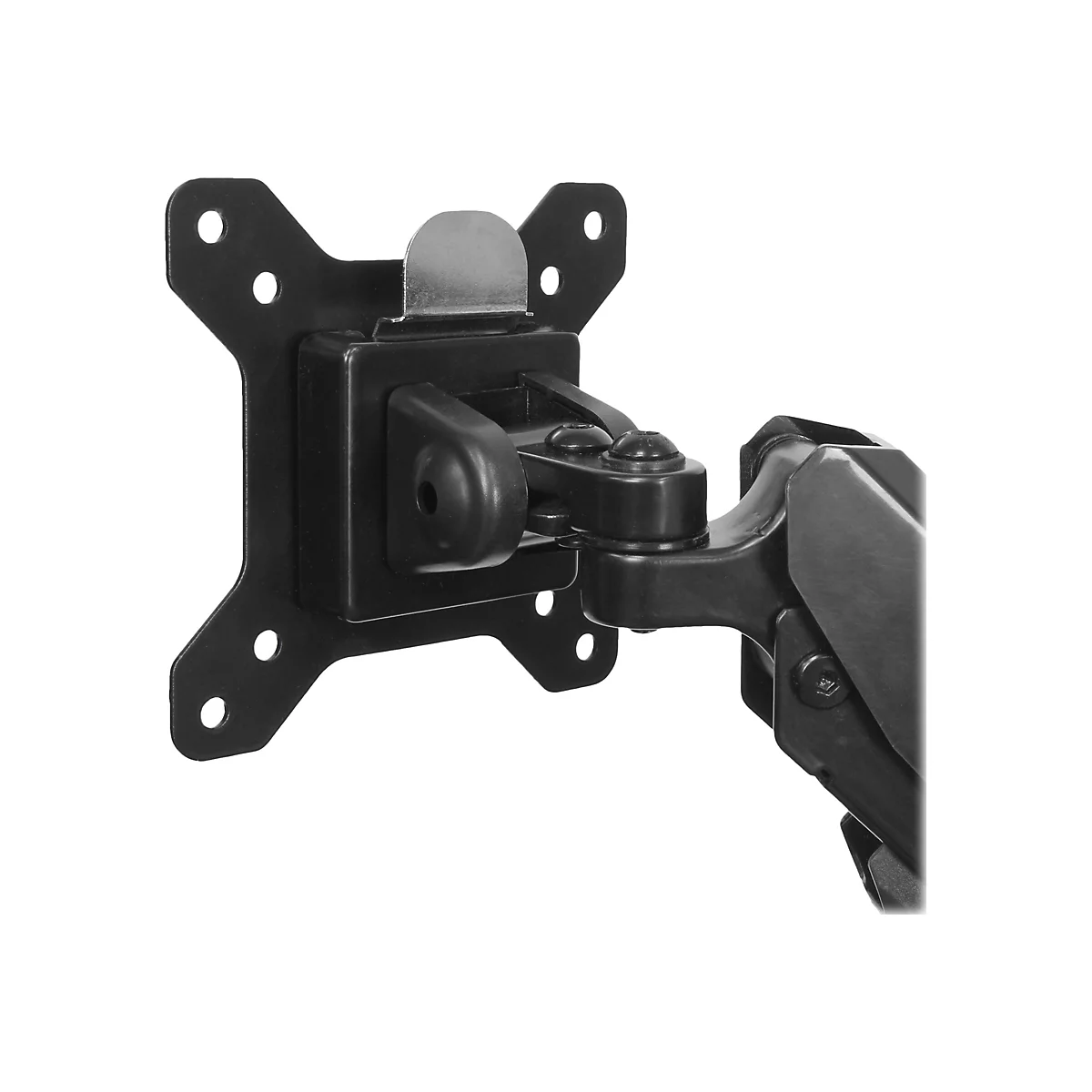 StarTech.com Dual Monitor Halterung mit eingebautem 2 Port USB und Audio Passthrough - Befestigungskit - einstellbarer Arm - für LCD-Display - Schwarz