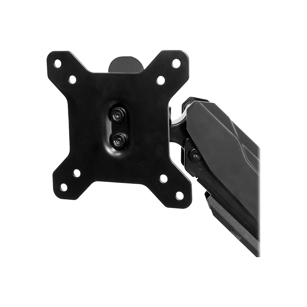 StarTech.com Dual Monitor Halterung mit eingebautem 2 Port USB und Audio Passthrough - Befestigungskit - einstellbarer Arm - für LCD-Display - Schwarz