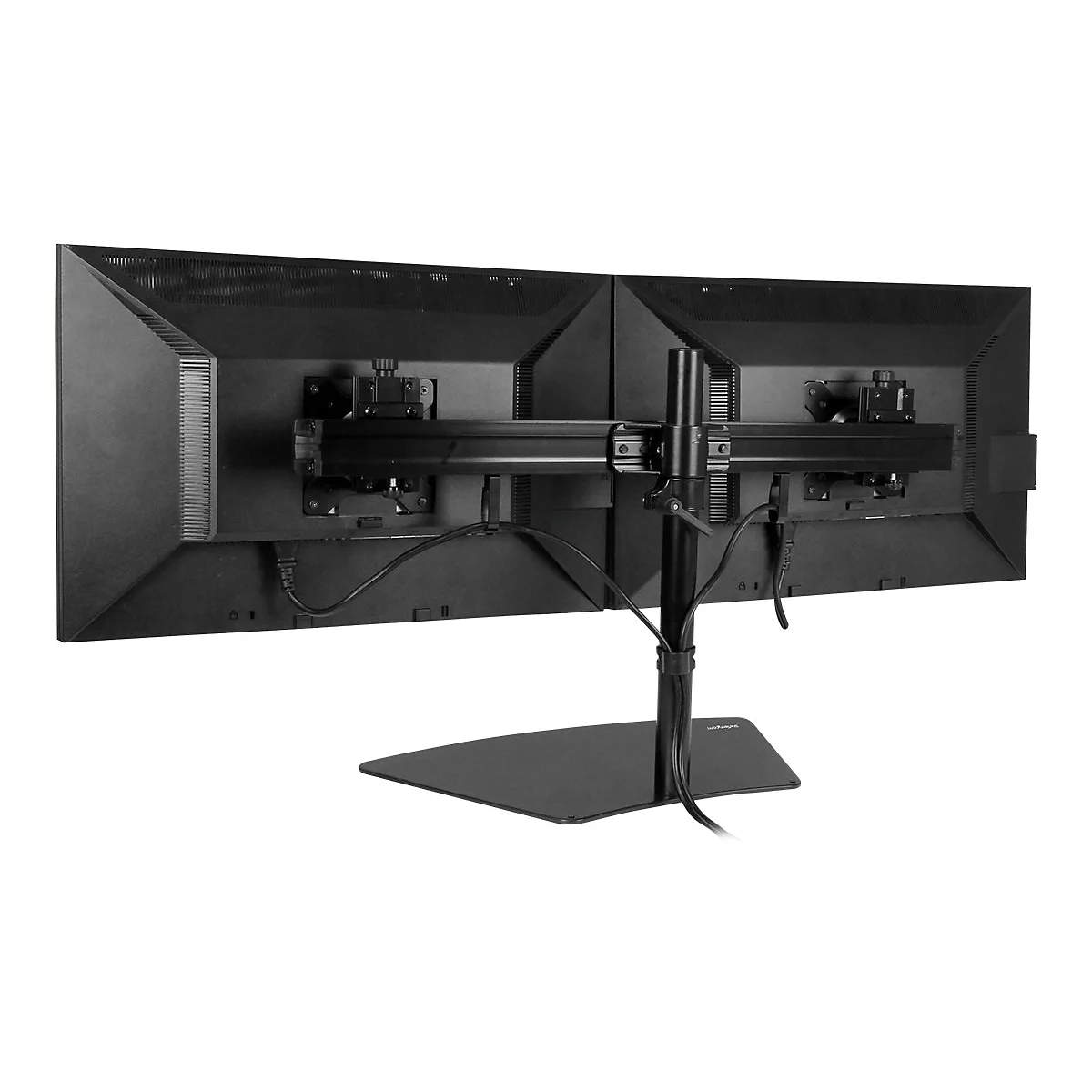 StarTech.com Dual-Monitorhalter - Monitor Halterung für zwei Displays - Aufstellung - einstellbarer Arm - für LCD-Display - Schwarz