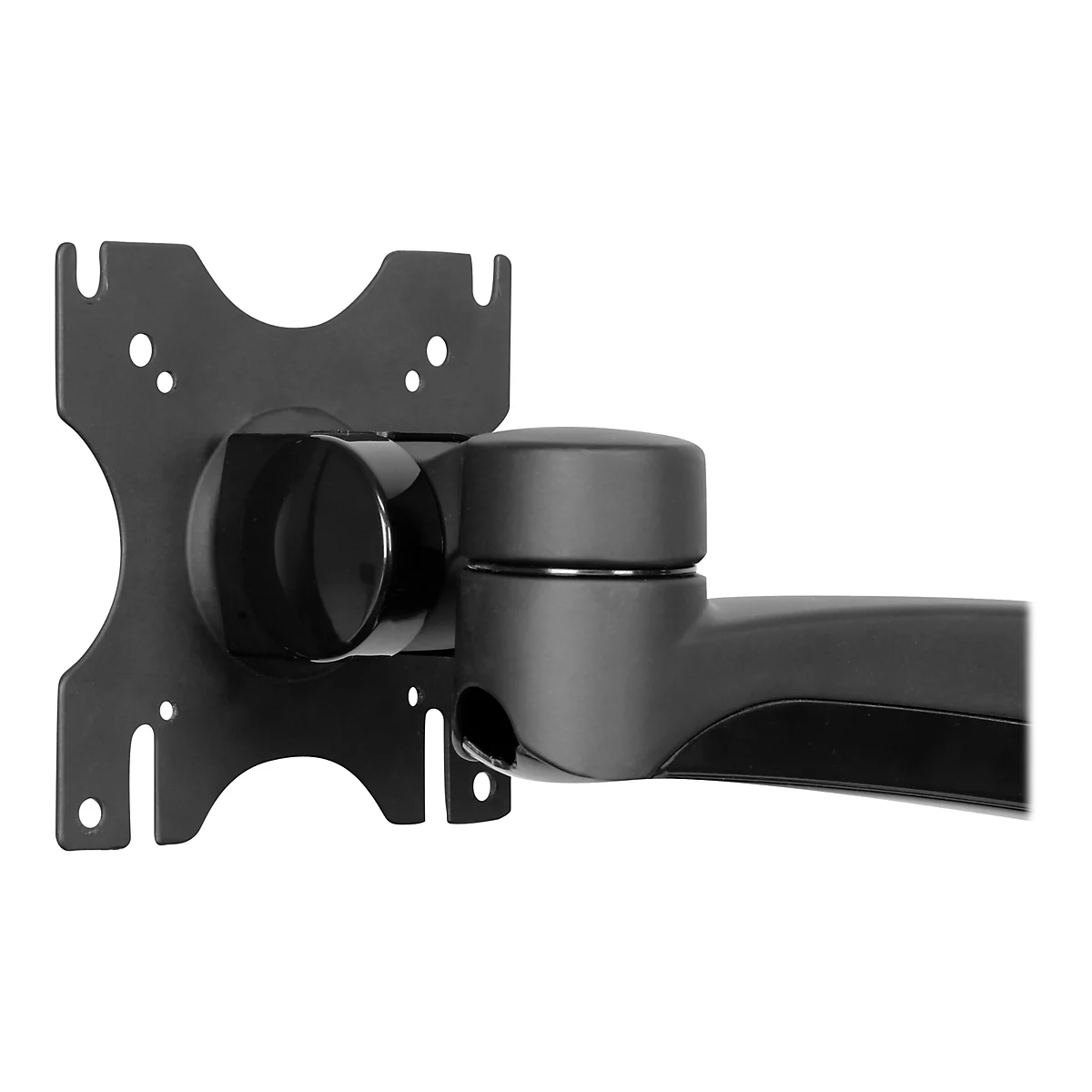 StarTech.com Dual Monitorhalterung mit verstellbaren Armen - Monitor Tischhalterung (12 bis 24) höhenverstellbar mit Kabelführung - Befestigungskit - einstellbarer Arm - für 2 LCD-Displays - Schwarz