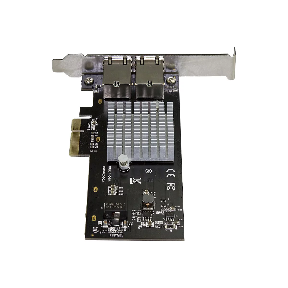 StarTech.com Dual Port 10G PCIe Netzwerk Karte - Intel-X550AT 10GBASE-T & NBASE-T PCI Express Netzwerk karte 10/5/2.5/1GbE Multi Gigabit Ethernet, 5 Geschwindigkeiten NIC LAN Karte (ST10GPEXNDPI) - Netzwerkadapter - PCIe 3.0 x4 - 10Gb Ethernet x 2