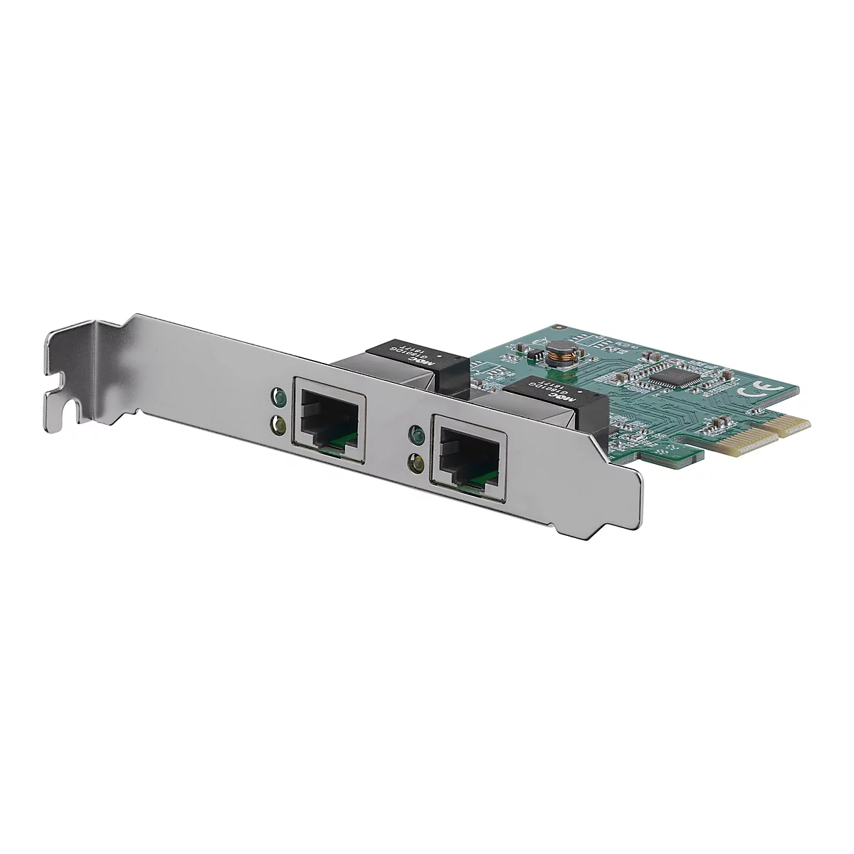 StarTech.com Dual Port Gigabit PCI Express Server Network Adapter Card - 1 Gbps PCIe NIC - Dual Port Server Adapter - 2 Port Ethernet Card (ST1000SPEXD4) - Netzwerkadapter - PCIe - Gigabit Ethernet x 2