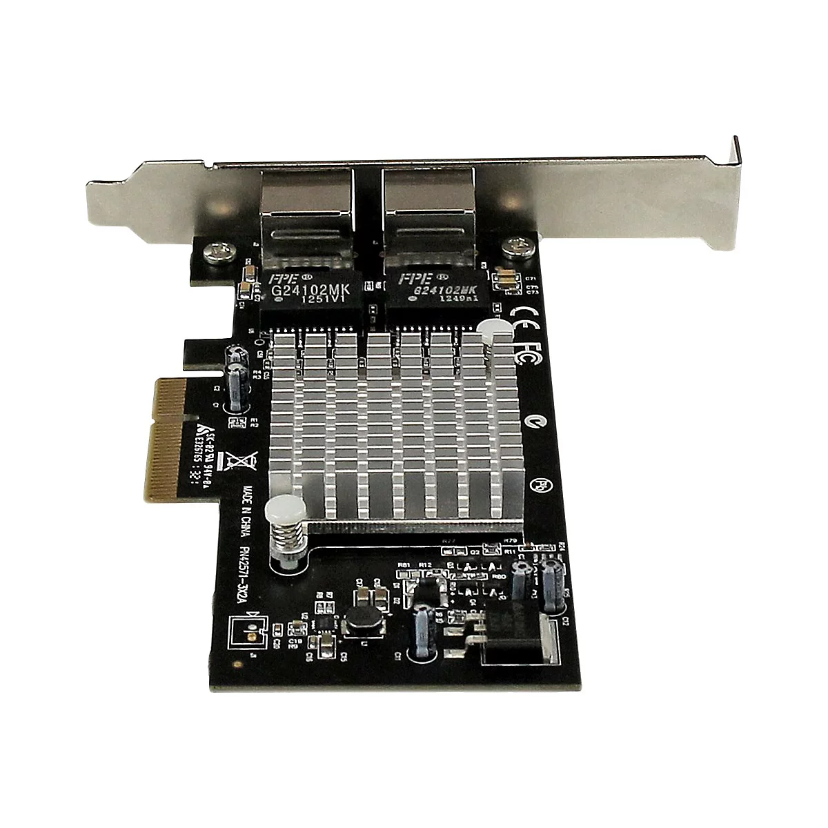 StarTech.com Dual Port PCI Express (PCIe x4) Gigabit Ethernet Server Adapter - 2 Port Network Card - Intel i350 NIC - GbE Network Card (ST2000SPEXI) - Netzwerkadapter - PCIe 2.1 x4