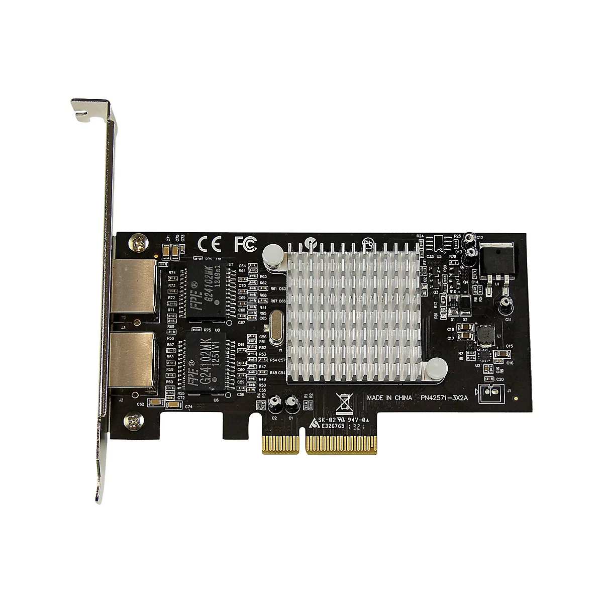 StarTech.com Dual Port PCI Express (PCIe x4) Gigabit Ethernet Server Adapter - 2 Port Network Card - Intel i350 NIC - GbE Network Card (ST2000SPEXI) - Netzwerkadapter - PCIe 2.1 x4