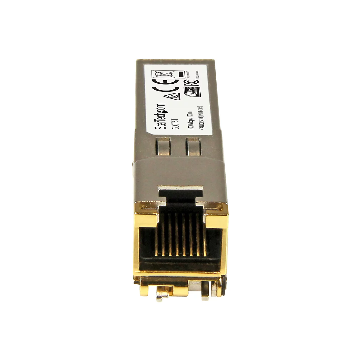StarTech.com Gigabit RJ45 Kupfer SFP Transceiver Modul - Cisco GLC-T kompatibel - 1000Base-T - Mini-GBIC - 10er Pack - SFP (Mini-GBIC)-Transceiver-Modul (gleichwertig mit: Cisco GLC-T)