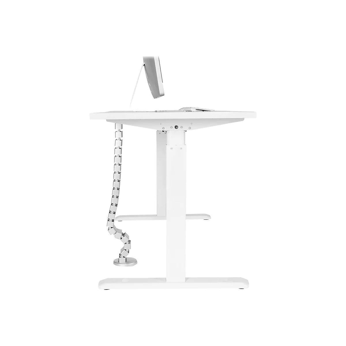 StarTech.com Kabelmanager / Kabelschlange - verstellbar und flexibel Kabelkanal mit vier Kabelkanälen und beschwertem Fuß - Kabelführung - Kabel - Organizer
