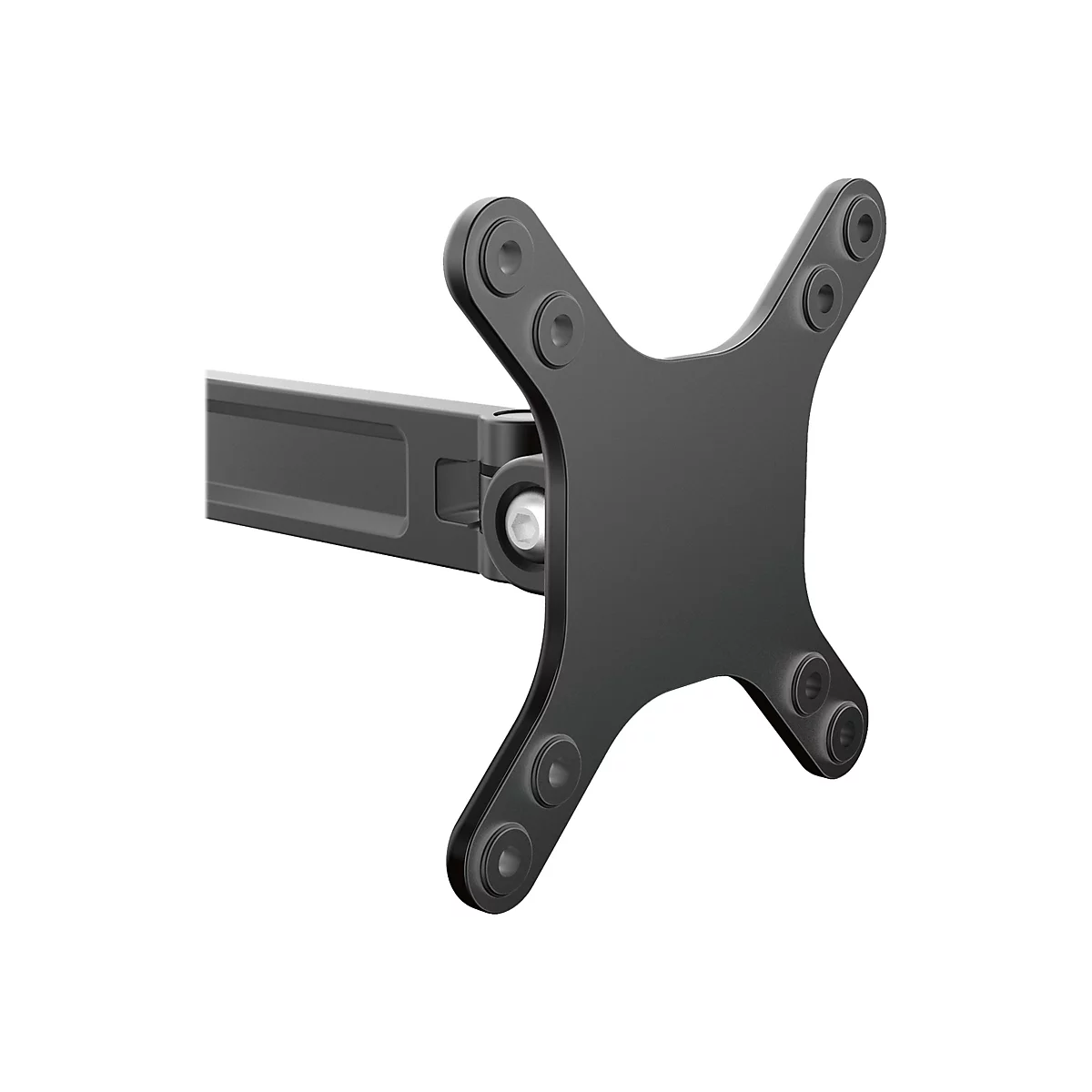 StarTech.com Monitorarm für Wandmontage - Ein Gelenk - Für VESA Monitore / Flachbild TV für bis zu 27 Zoll (15Kg) - Monitor Wandhalterung - verstellbarer Arm - für Monitor/flaches Paneel - Schwarz