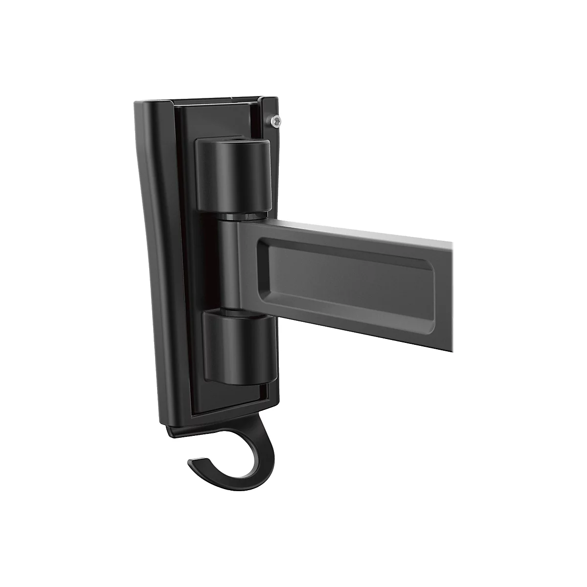 StarTech.com Monitorarm für Wandmontage - Ein Gelenk - Für VESA Monitore / Flachbild TV für bis zu 27 Zoll (15Kg) - Monitor Wandhalterung - verstellbarer Arm - für Monitor/flaches Paneel - Schwarz