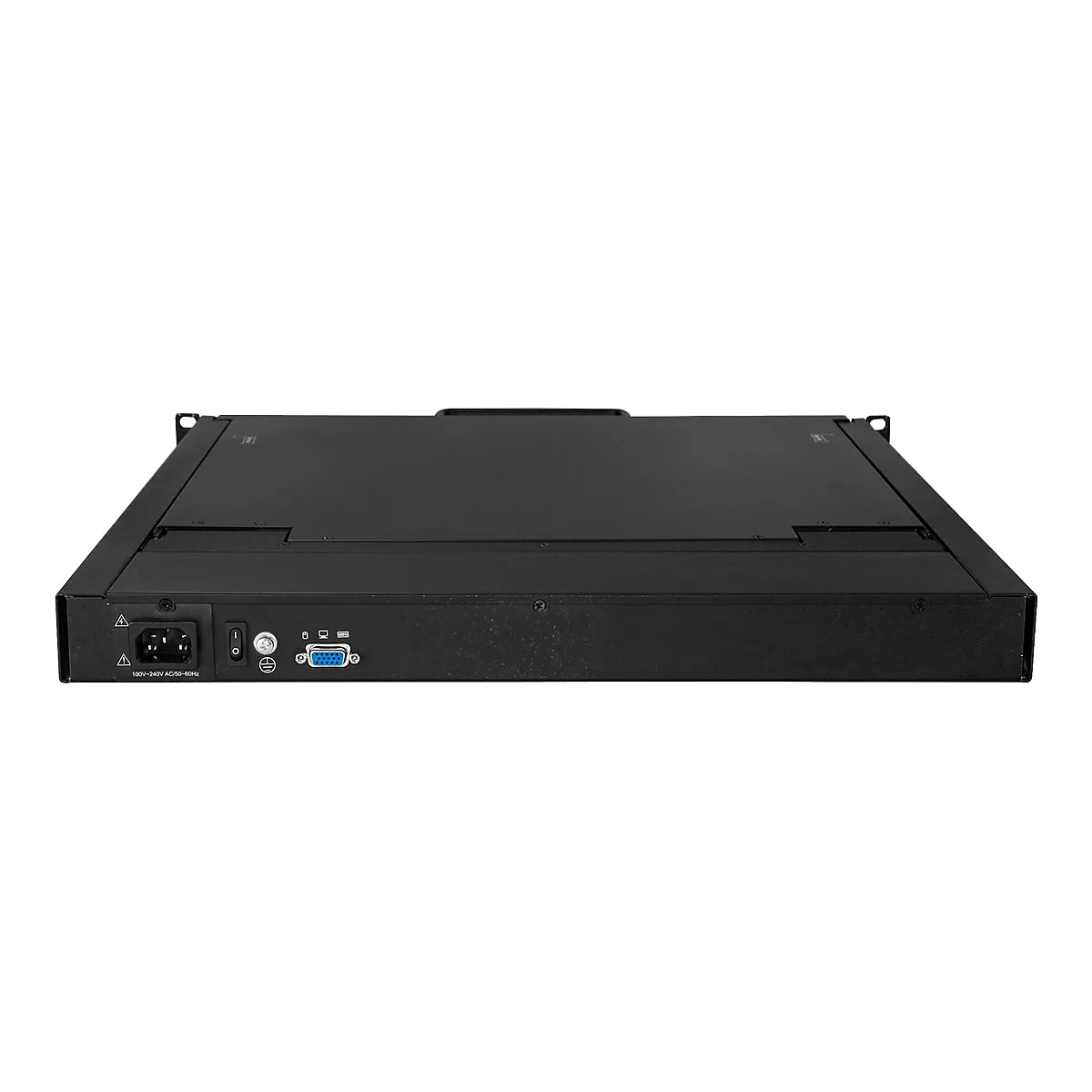 StarTech.com Rack KVM Konsole - US Tastatur(QWERTY), Ein Port VGA KVM mit 19' LCD Monitor - 1HE LCD KVM Konsolenschublade mit Kabeln - USB Unterstützung - 50.000 MTBF (RKCONS1901) - KVM-Konsole