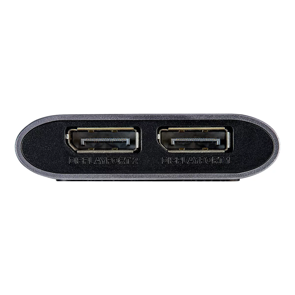 StarTech.com Thunderbolt 3 auf Dual DisplayPort Adapter DP 1.4 - Dual 4K 60Hz oder Single 8K/5K TB3 zu DP Adapter - Mac/Windows - USB/DisplayPort-Adapter - USB-C zu DisplayPort - 46 cm