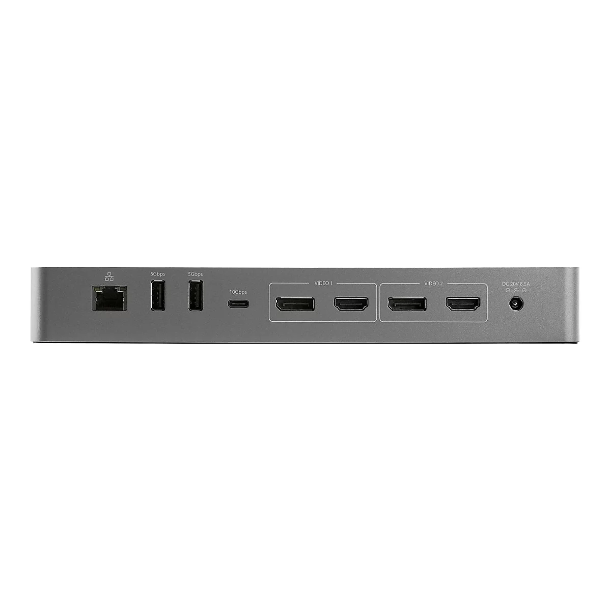 StarTech.com Thunderbolt 3 Dock mit USB-C Host-Kompatibilität - Dual 4K 60Hz DisplayPort 1.4 oder Dual HDMI Monitore - Single 8K - TB3/USB-C Laptop Docking Station - 96W PD, 5xUSB - 10 Gbit/s (TB3CDK2DHUE)