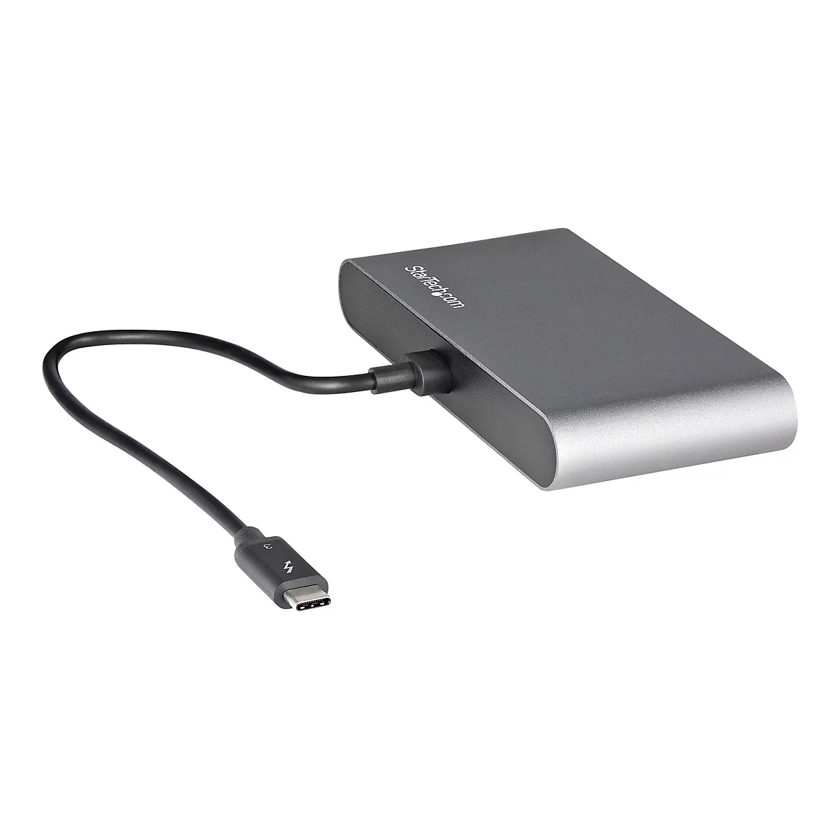 StarTech.com Thunderbolt 3 Mini Dock - Mobile TB3-Dockingstation mit dual Monitoren, HDMI 4K 60 Hz - GbE - Dockingstation - Thunderbolt 3 - 2 x HDMI