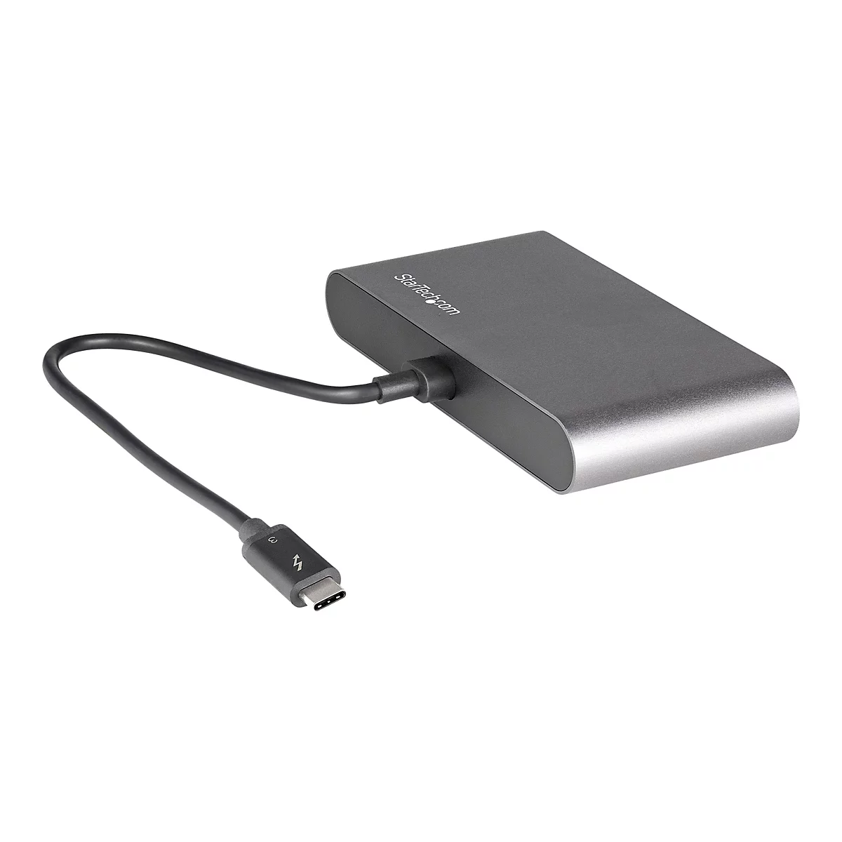 StarTech.com Thunderbolt 3 Mini Dock - Tragbare TB3-Dockingstation mit dual Monitoren und DP 4K 60 Hz - GbE - Dockingstation - Thunderbolt 3 - 2 x DP