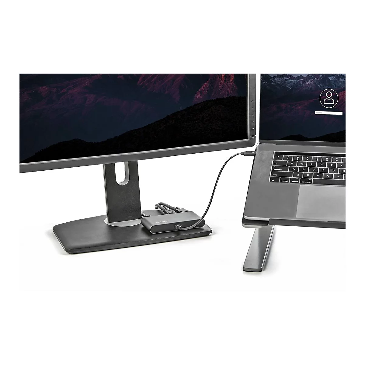 StarTech.com Thunderbolt 3 Mini Dock - Tragbare TB3-Dockingstation mit dual Monitoren und DP 4K 60 Hz - GbE - Dockingstation - Thunderbolt 3 - 2 x DP