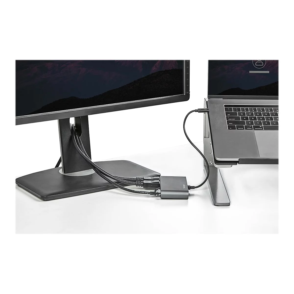 StarTech.com Thunderbolt 3 Mini Dock - Tragbare TB3-Dockingstation mit dual Monitoren und DP 4K 60 Hz - GbE - Dockingstation - Thunderbolt 3 - 2 x DP
