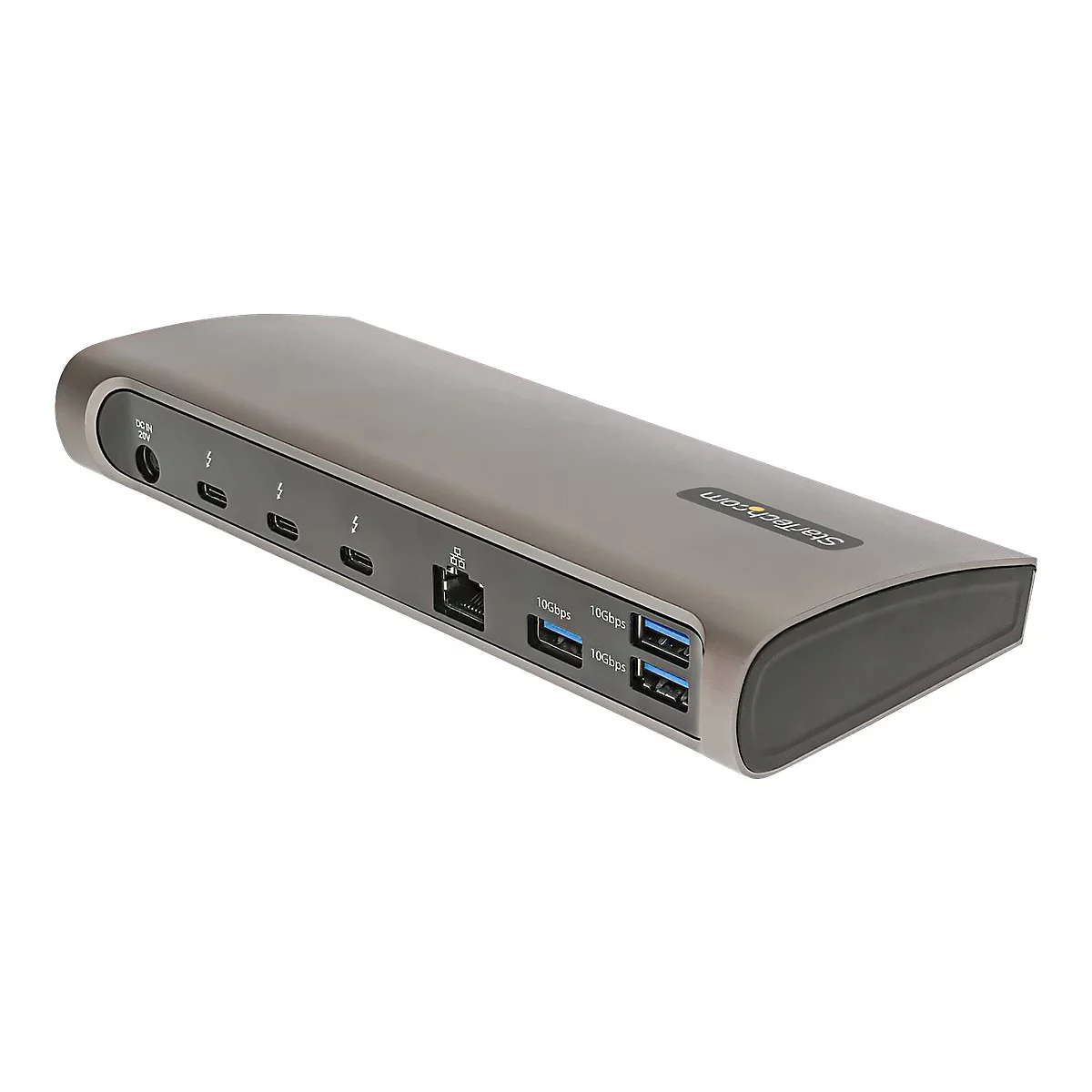 StarTech.com Thunderbolt 4 Dock, 96W Power Delivery, Single 8K/Dual Monitor 4K 60Hz, 3xTB4/USB4 ports, 4xUSB-A, SD, GbE, Thunderbolt 4 Docking Station for Windows or TB3 MacBook, 0.8m - Dockingstation - Thunderbolt 4 - 3 x Thunderbolt - 1GbE