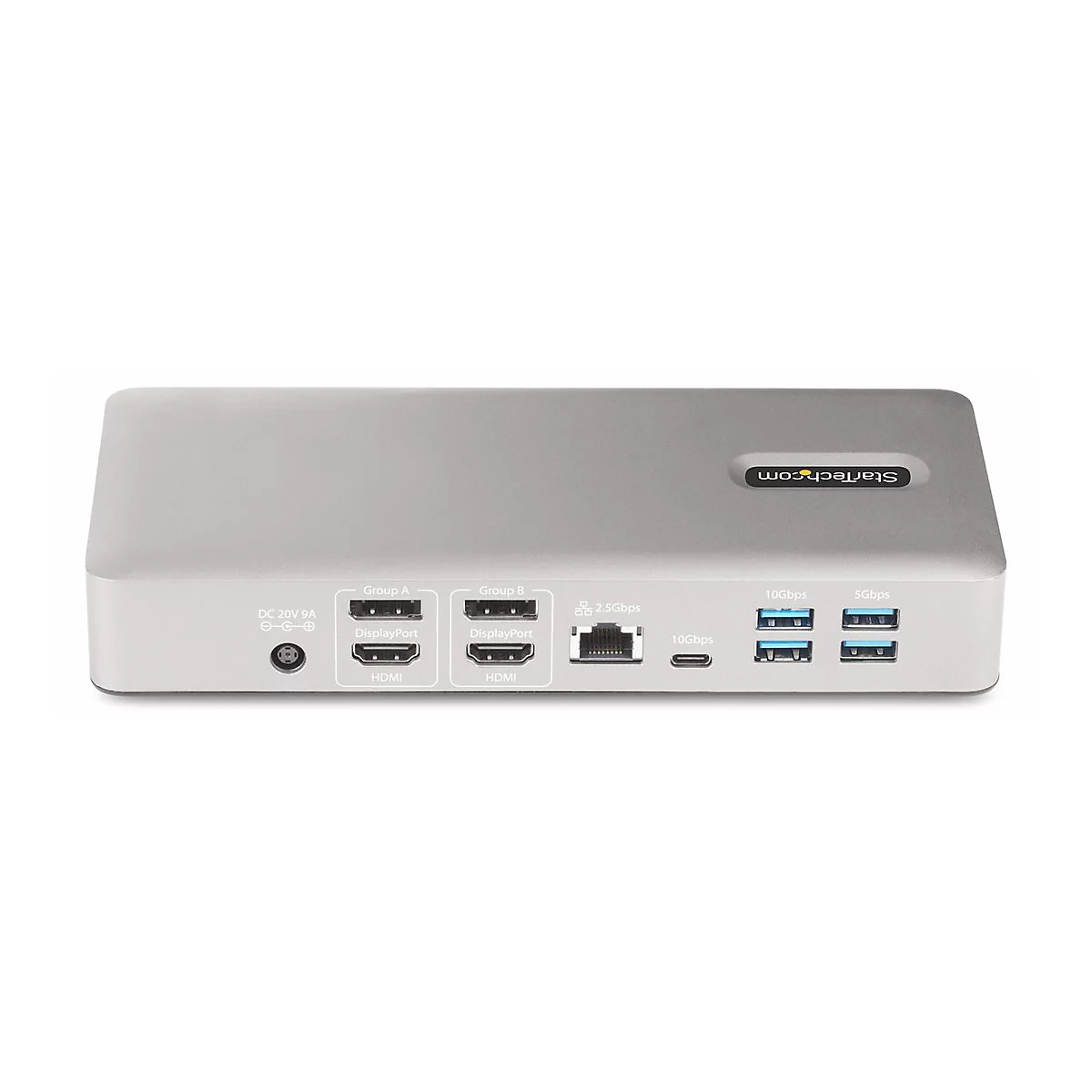 StarTech.com Thunderbolt 4 Multi-Display Docking Station, Quad/Triple/Dual Monitor Dock, 2x HDMI/2x DisplayPort, 7x USB Hub, 2.5 Gigabit Ethernet, 98W Power Delivery, for Windows/MacBook - TB4 Host Cable (132UE-TB4USB4DOCK) - Dockingstation - Thun...