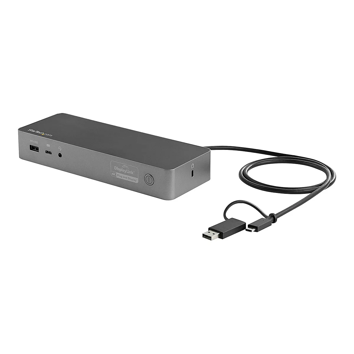 StarTech.com Universal Laptop Dockingstation - USB-C & USB 3.0 Dock - Dual 4K - Mac Windows & Chrome OS - DK30C2DPEPUE - Dockingstation - USB-C - 2 x HDMI, 2 x DP - GigE