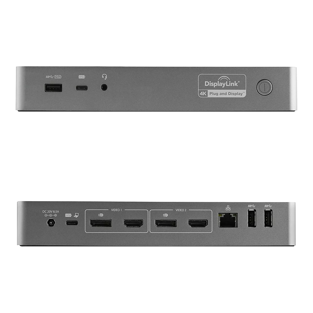 StarTech.com Universal Laptop Dockingstation - USB-C & USB 3.0 Dock - Dual 4K - Mac Windows & Chrome OS - DK30C2DPEPUE - Dockingstation - USB-C - 2 x HDMI, 2 x DP - GigE
