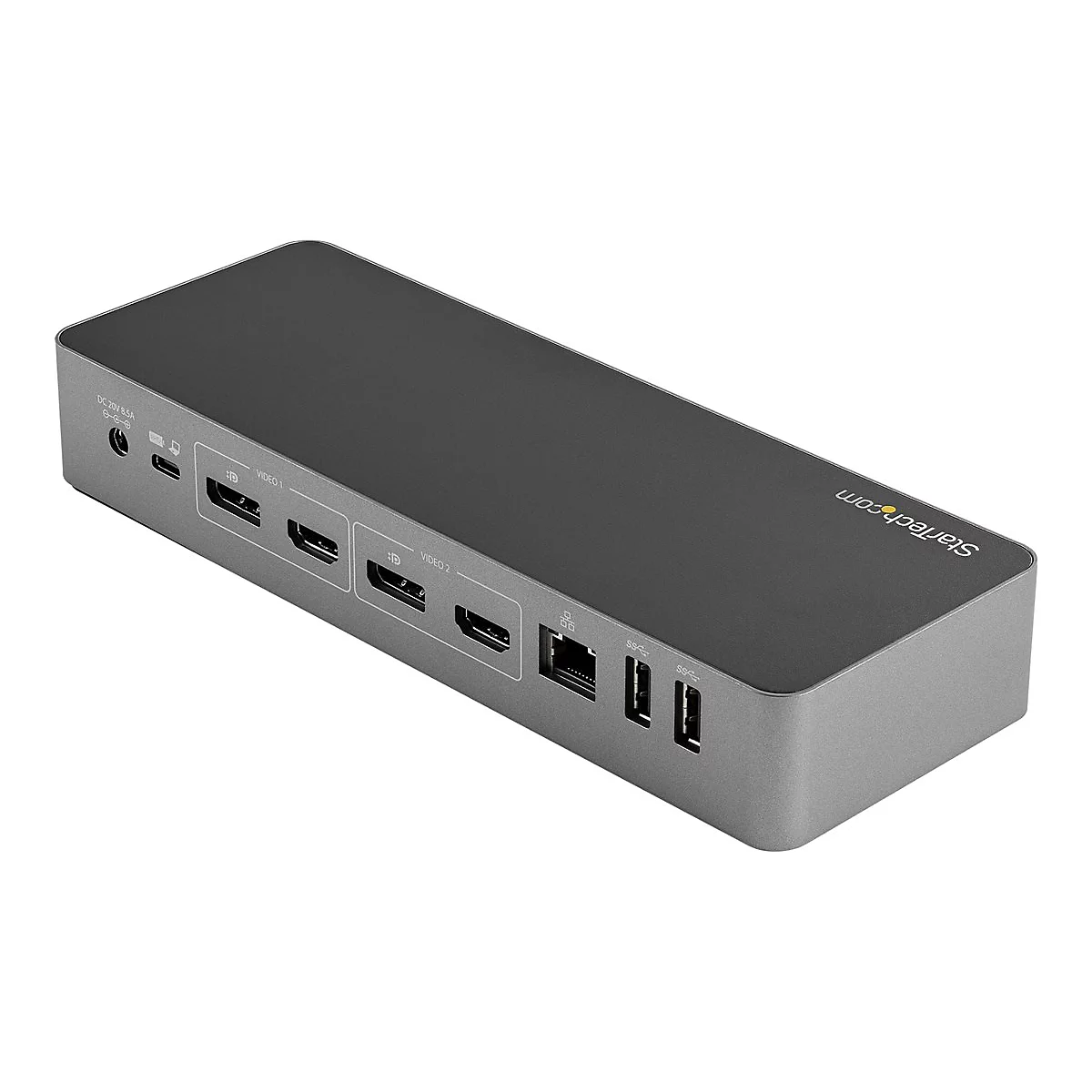 StarTech.com Universal Laptop Dockingstation - USB-C & USB 3.0 Dock - Dual 4K - Mac Windows & Chrome OS - DK30C2DPEPUE - Dockingstation - USB-C - 2 x HDMI, 2 x DP - GigE