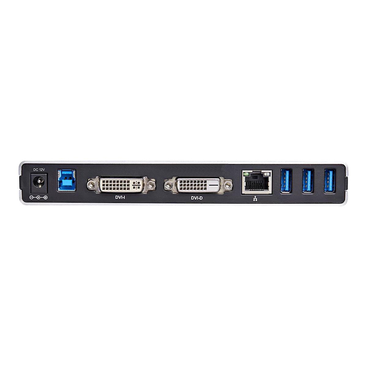 StarTech.com USB 3.0 Dockingstation - kompatibel mit Windows / macOS - Dual DVI Monitor - mit DVI auf HDMI und VAG Adapter - Dockingstation - USB - DVI - GigE