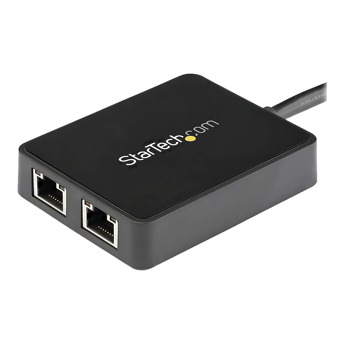 StarTech.com USB 3.0 SuperSpeed auf Dual Port Gigabit Ethernet LAN Adapter - 10/100/1000 NIC Netzwerkadapter mit USB-Port - Schwarz - Netzwerkadapter - USB 3.0 - 2 Anschlüsse