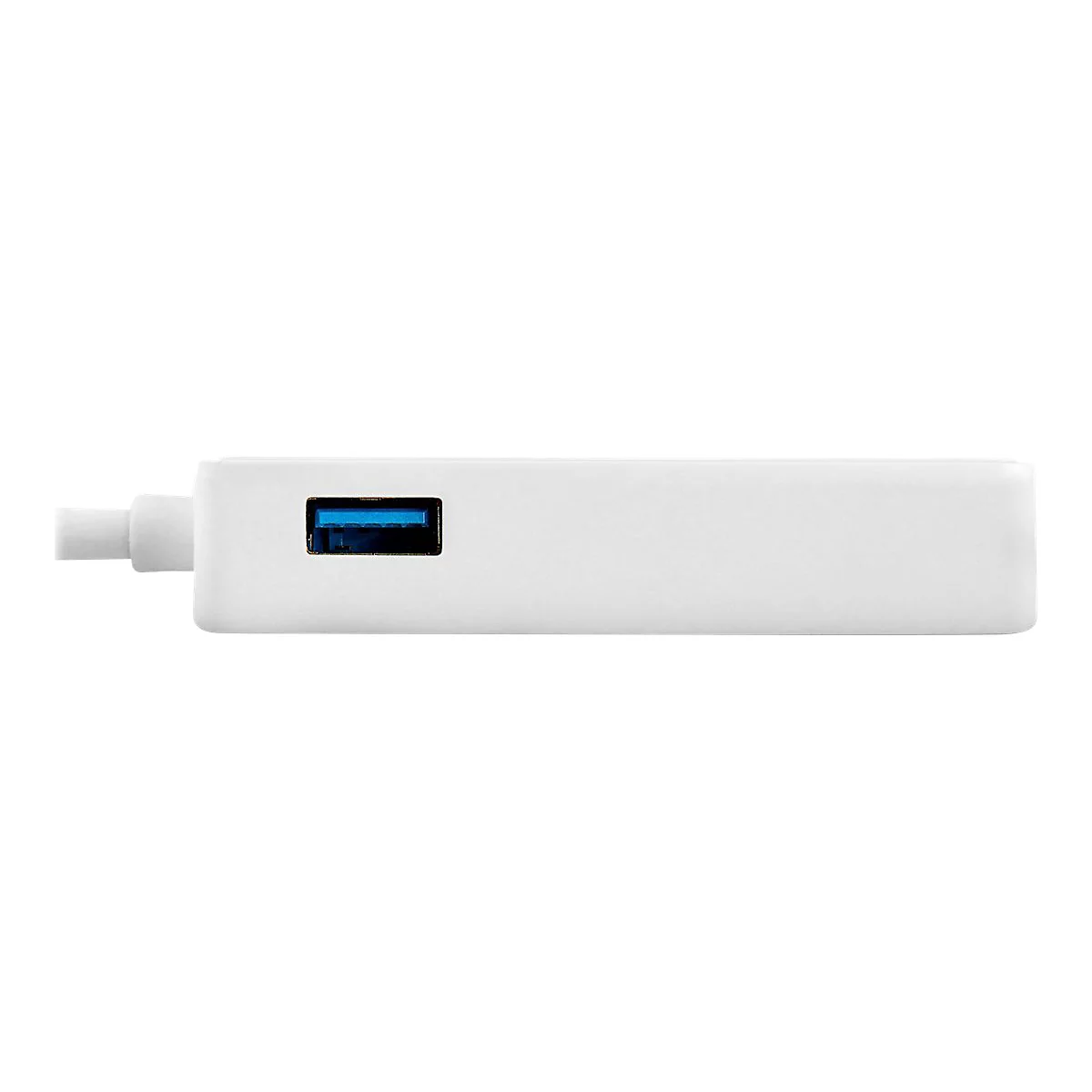 StarTech.com USB 3.0 SuperSpeed auf Gigabit Ethernet Lan Adapter mit USB Port - 10/100/1000 RJ45 NIC Netzwerkadapter - St/Bu - Weiß - Netzwerkadapter - USB 3.0 - Gigabit Ethernet