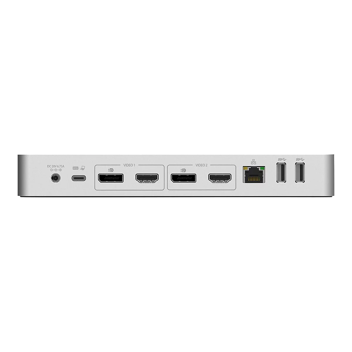 StarTech.com USB-A & USB-C Docking station - Hybrid Universal Laptop Dockingstation für zwei Monitoren 4K60Hz HDMI & DP - USB 3.1 Hub, GbE - 60W Power Delivery - Windows, Mac & Chrome (DK30C2DPPDUE) - Dockingstation