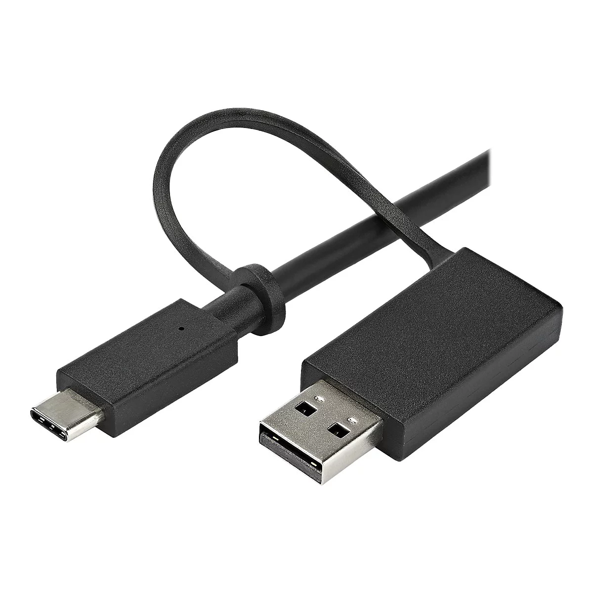 StarTech.com USB-A & USB-C Docking station - Hybrid Universal Laptop Dockingstation für zwei Monitoren 4K60Hz HDMI & DP - USB 3.1 Hub, GbE - 60W Power Delivery - Windows, Mac & Chrome (DK30C2DPPDUE) - Dockingstation