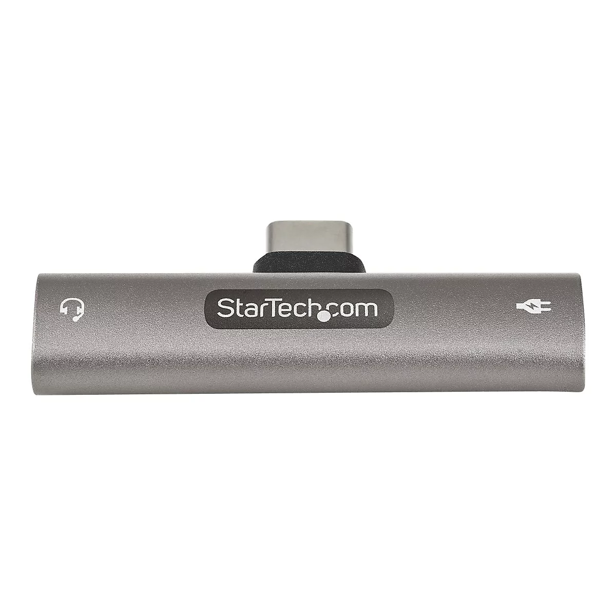 StarTech.com USB-C Audio- und Ladeadapter - USB-C-Audio Adapter mit 3,5-mm TRRS Kopfhörer-/Headset Buchse und 60W USB Typ-C-Power Delivery Pass-Through - für USB-C Handy/Tablet/Laptop (CDP235APDM) - Dockingstation - USB-C