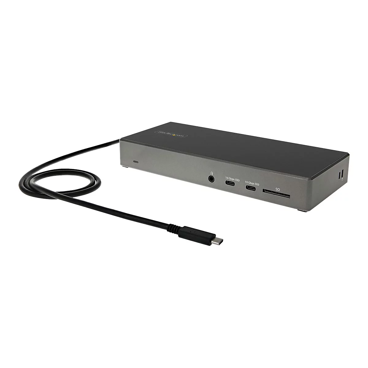 StarTech.com USB-C Dock - Dreifach 4K Monitor - USB Typ-C Dockingstation - 100 W PD 3.0 - DP 1.4 Alt Mode & DSC, 2x DisplayPort 1.4/HDMI 2.0 - 6xUSB (2x 10Gbps) - Windows/Chrome (DK31C2DHSPDUE) - Dockingstation - USB-C - HDMI, 2 x DP - GigE