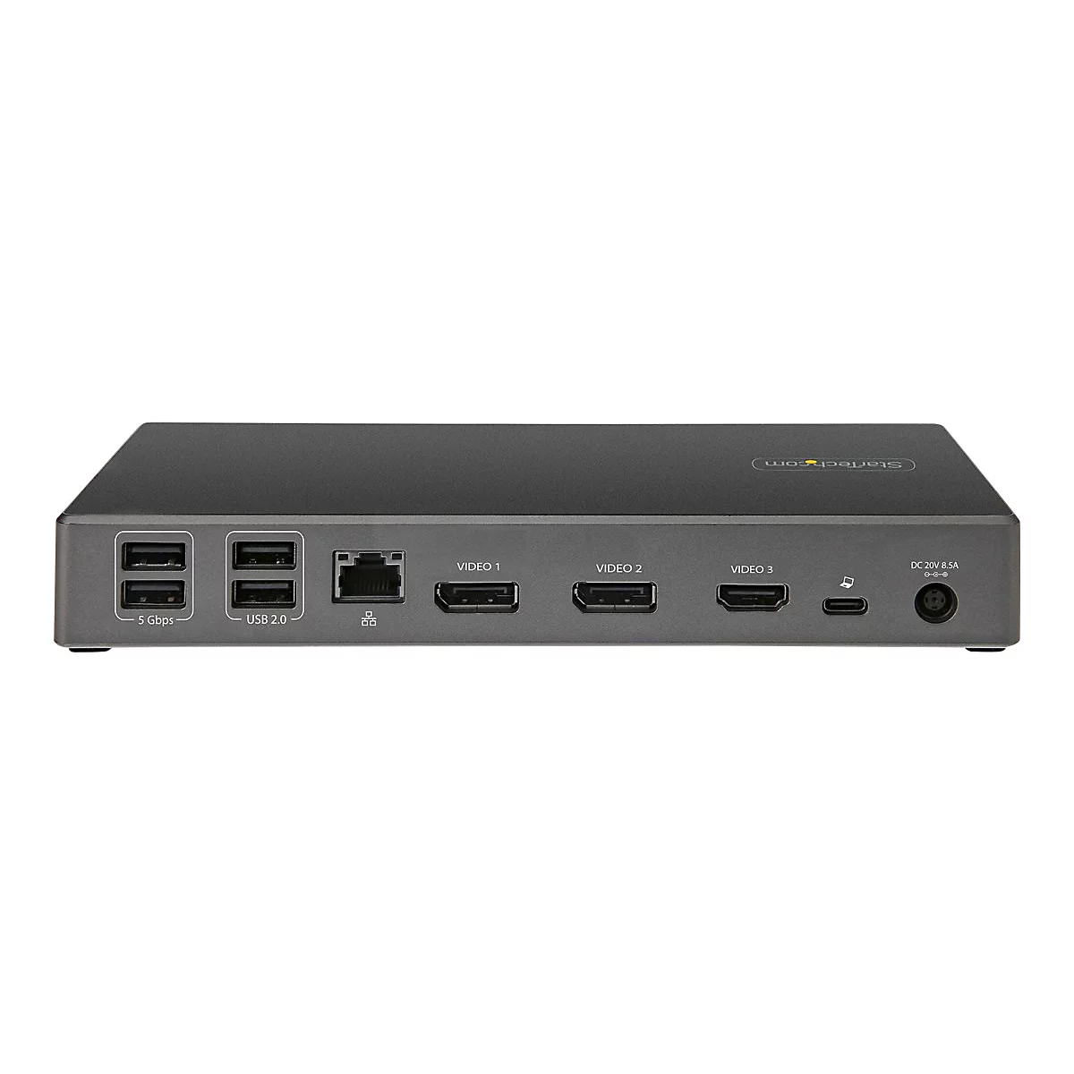 StarTech.com USB-C Dock - Dreifach 4K Monitor - USB Typ-C Dockingstation - 100 W PD 3.0 - DP 1.4 Alt Mode & DSC, 2x DisplayPort 1.4/HDMI 2.0 - 6xUSB (2x 10Gbps) - Windows/Chrome (DK31C2DHSPDUE) - Dockingstation - USB-C - HDMI, 2 x DP - GigE