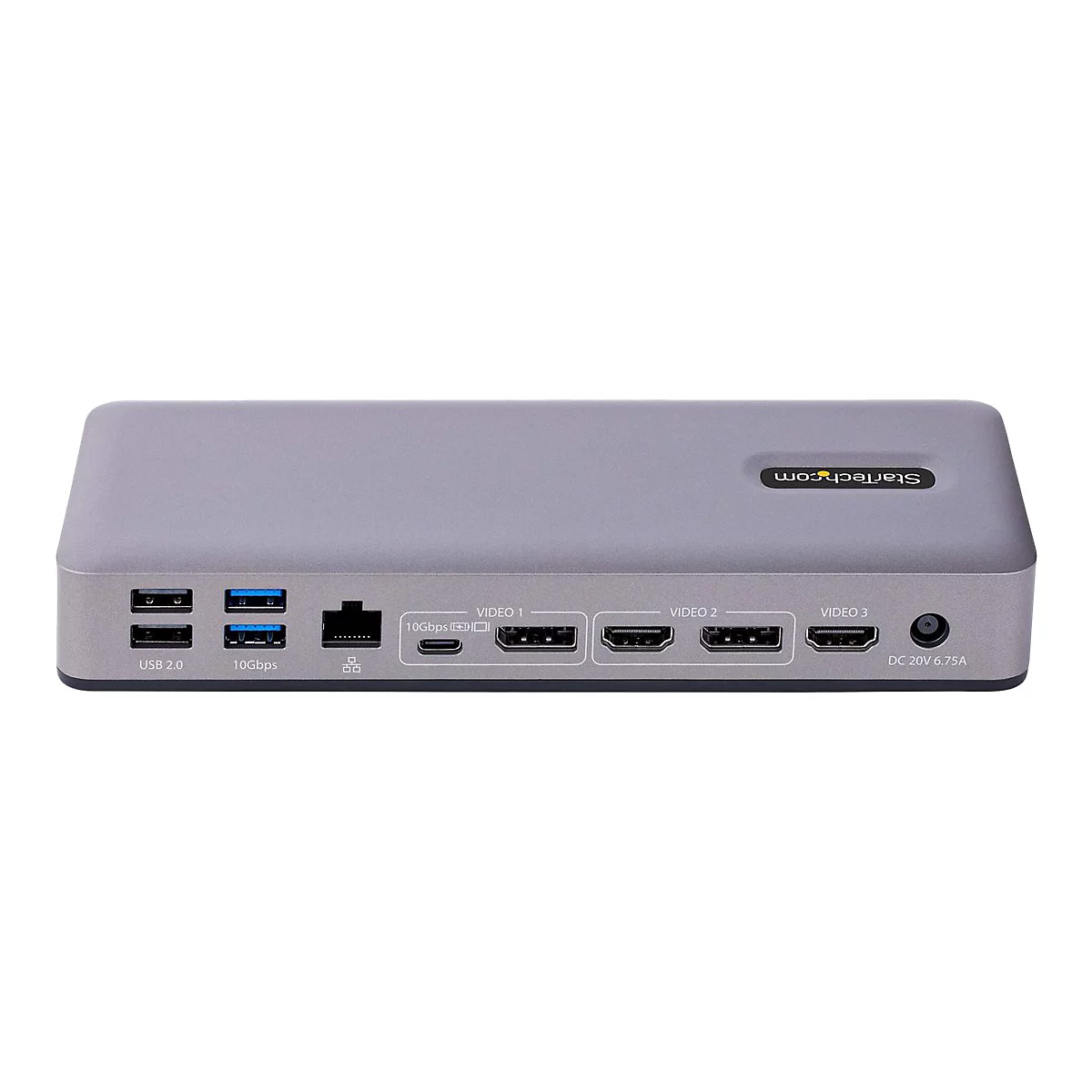 StarTech.com USB-C Docking Station - Multi Monitor HDMI/DP/DP Alt Mode USB-C Dock - 3x 4K30 / 2x 4K60 - 7-Port USB Hub - 60W Power Delivery - GbE