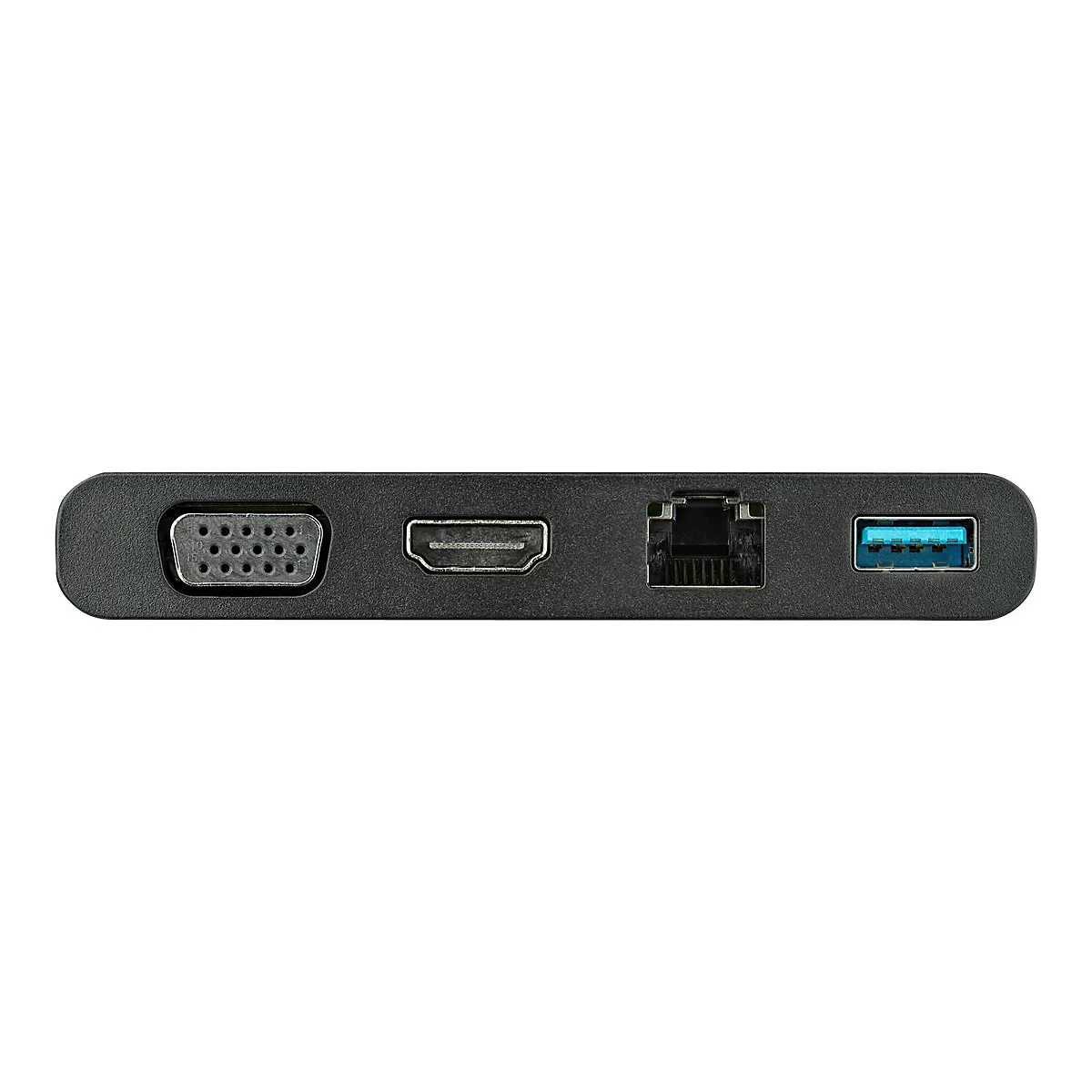 StarTech.com USB C Multiport Adapter mit HDMI und VGA - Mac / Windows / Chrome - 4K - 1x USB-A Port - GbE - Mobiler USB-C Adapter - Dockingstation - USB-C - VGA, HDMI - GigE