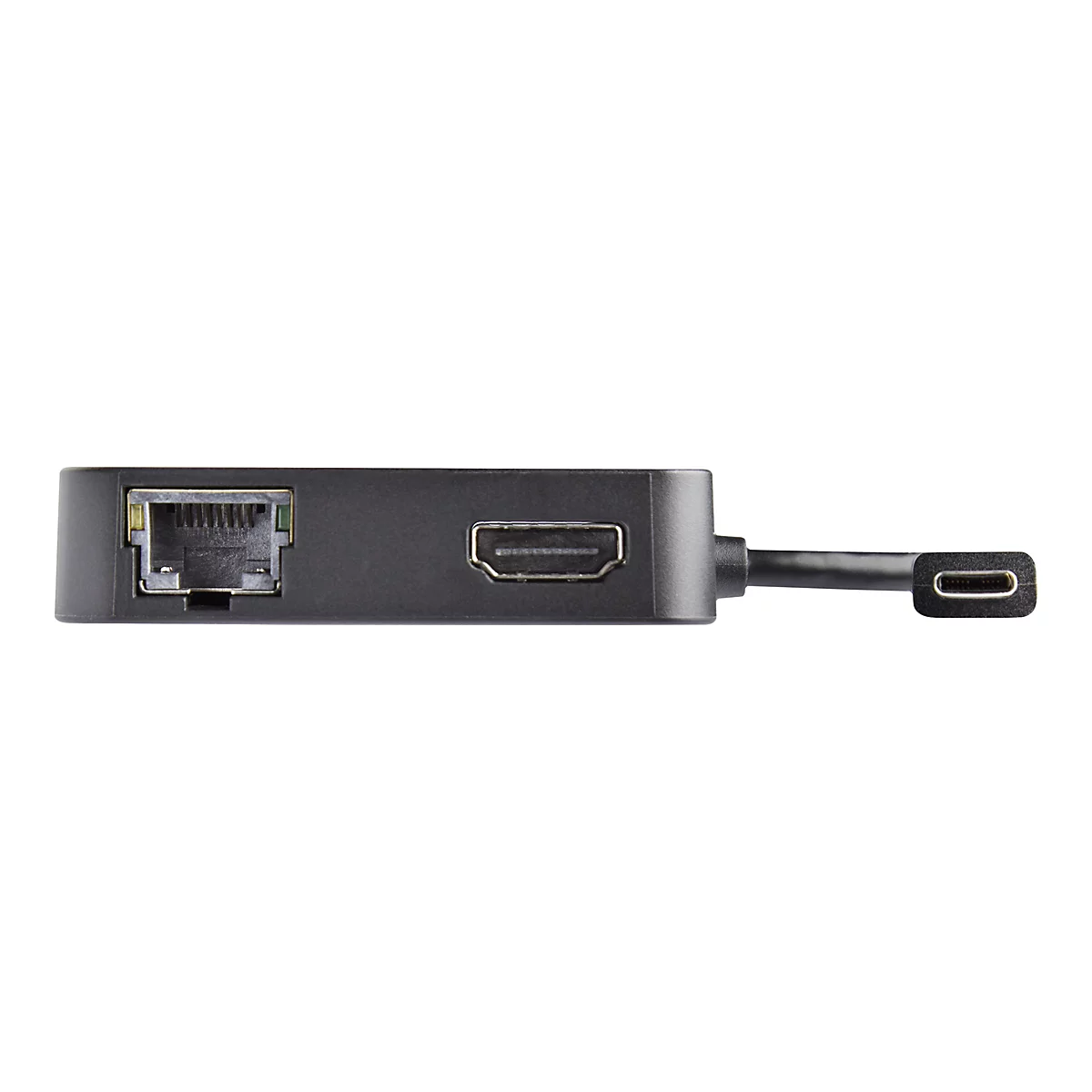 StarTech.com USB-C Multiport Adapter - Tragbares USB-C 4k HDMI Minidock - Gigabit Ethernet, USB 3.0 Hub (1x USB-A, 1x USB-C) - USB Typ-C Multiport Adapter - Thunderbolt 3 kompatibel (DKT30CHD) - Dockingstation - USB-C / Thunderbolt 3 - HDMI - GigE...