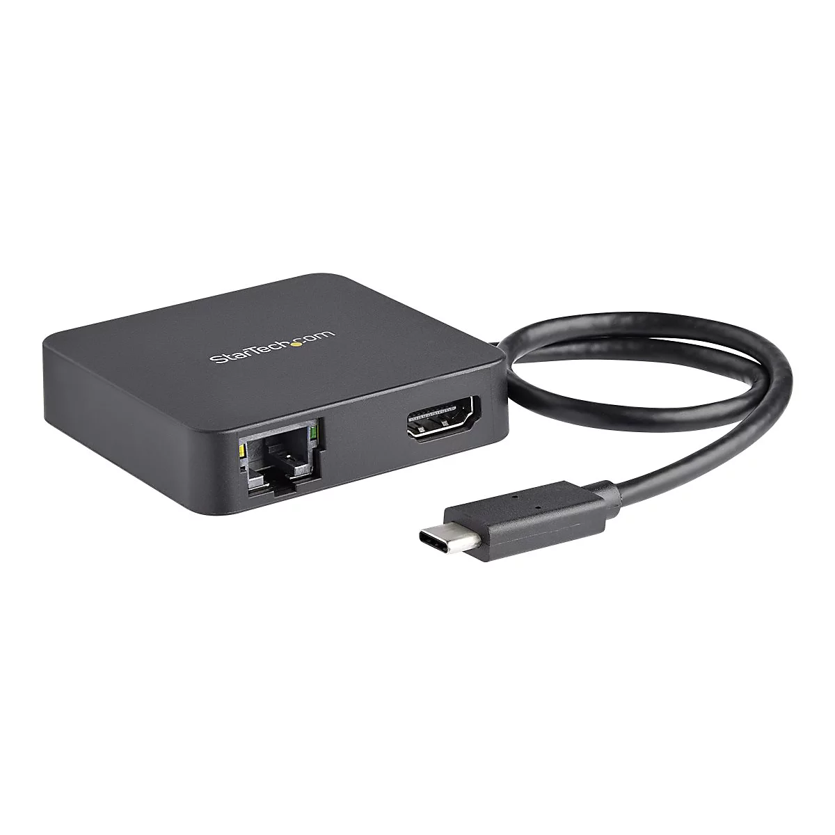 StarTech.com USB-C Multiport Adapter - Tragbares USB-C 4k HDMI Minidock - Gigabit Ethernet, USB 3.0 Hub (1x USB-A, 1x USB-C) - USB Typ-C Multiport Adapter - Thunderbolt 3 kompatibel (DKT30CHD) - Dockingstation - USB-C / Thunderbolt 3 - HDMI - GigE...