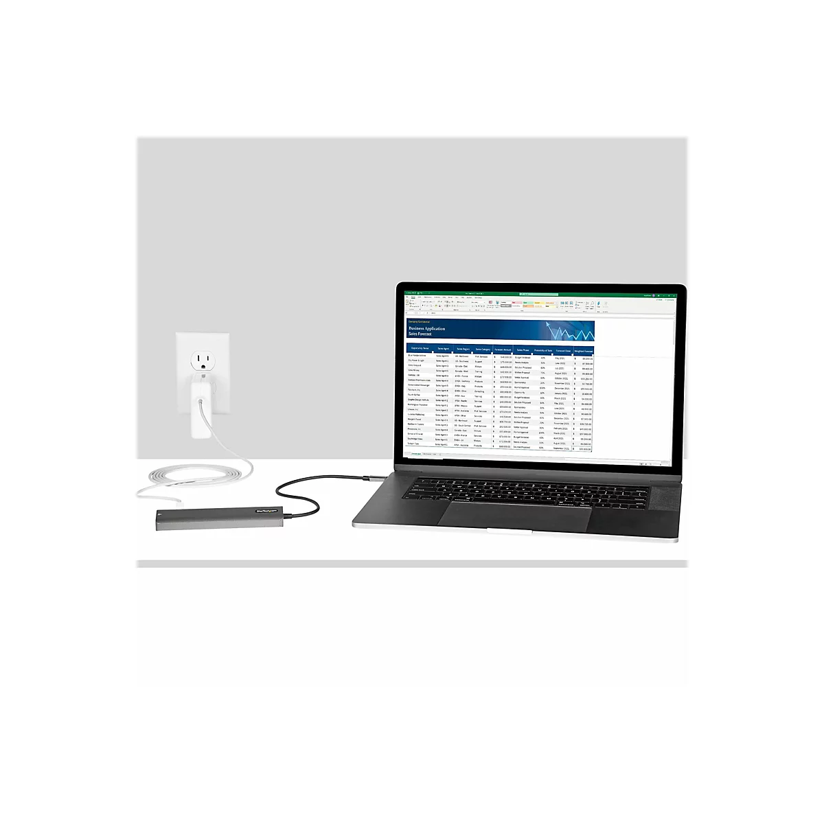 StarTech.com USB-C Multiport Adapter - USB-C auf 4K 60Hz HDMI 2.0, 100W Power Delivery Pass-through, SD/MicroSD, 2 Port USB 3.0 Hub, GbE - USB-C Mini Dock - 30cm langes Kabel (DKT30CHSDPD1) - Dockingstation - USB-C / Thunderbolt 3