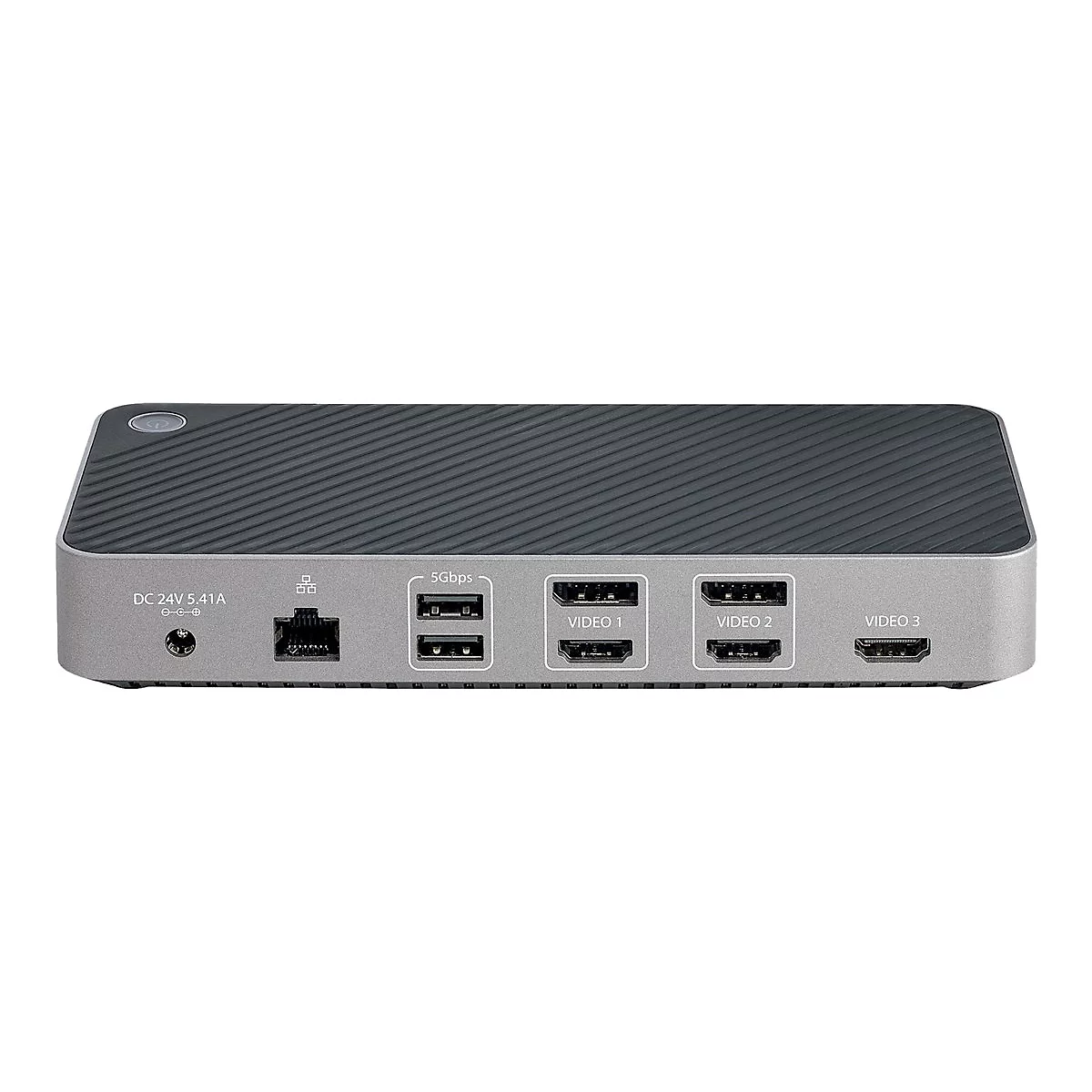 StarTech.com USB-C Triple Monitor Docking Station - HDMI/DP Triple 4k USB-C Dock - 5x USB Hub - GbE - 100W PD - Universal Multi Monitor Docking Station