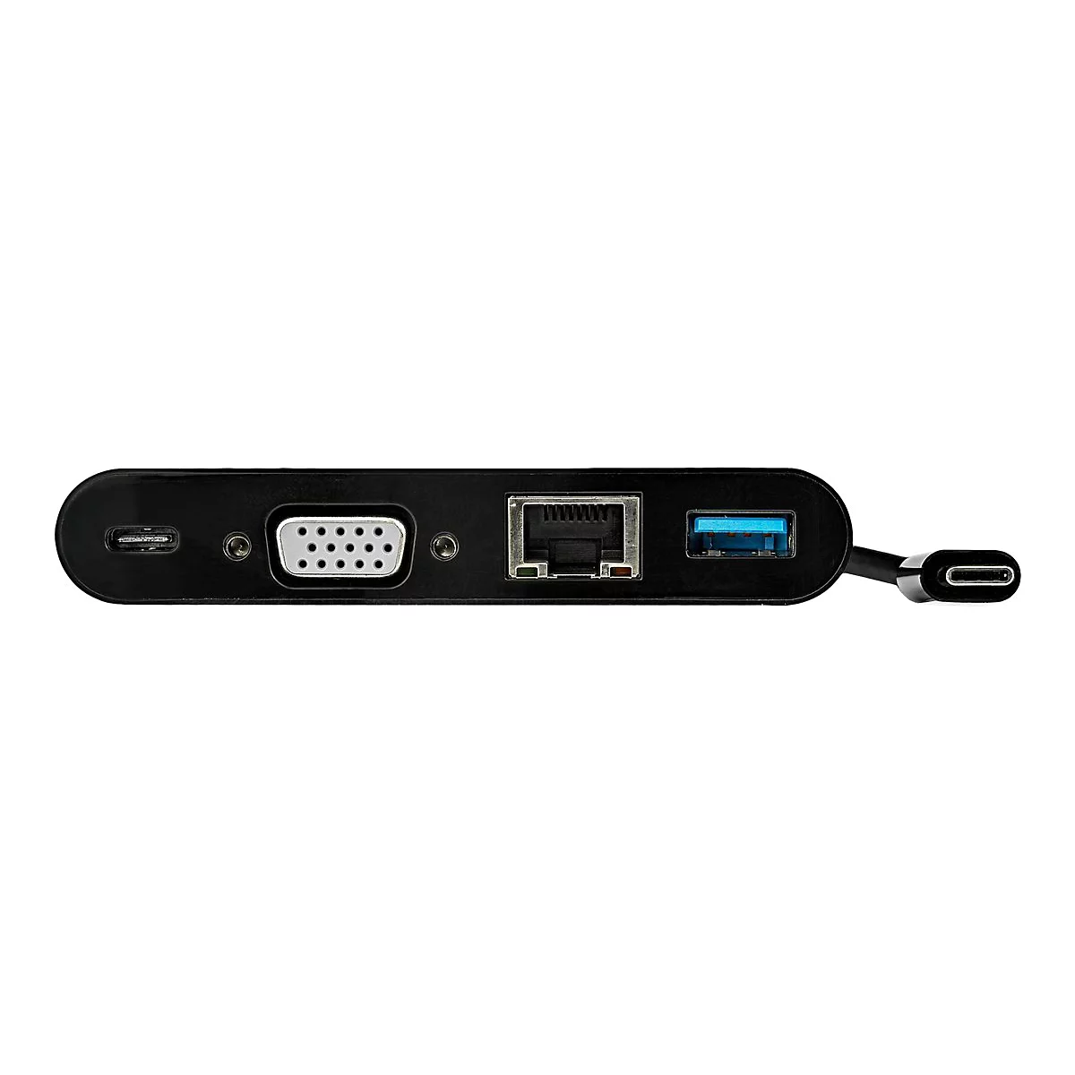 StarTech.com USB-C VGA Multiport Adapter - Power Delivery (60W) - USB 3.0 - Gigabit Ethernet - USB C Adapter für Mac, Windows, Chrome OS - Dockingstation - USB-C - VGA - GigE