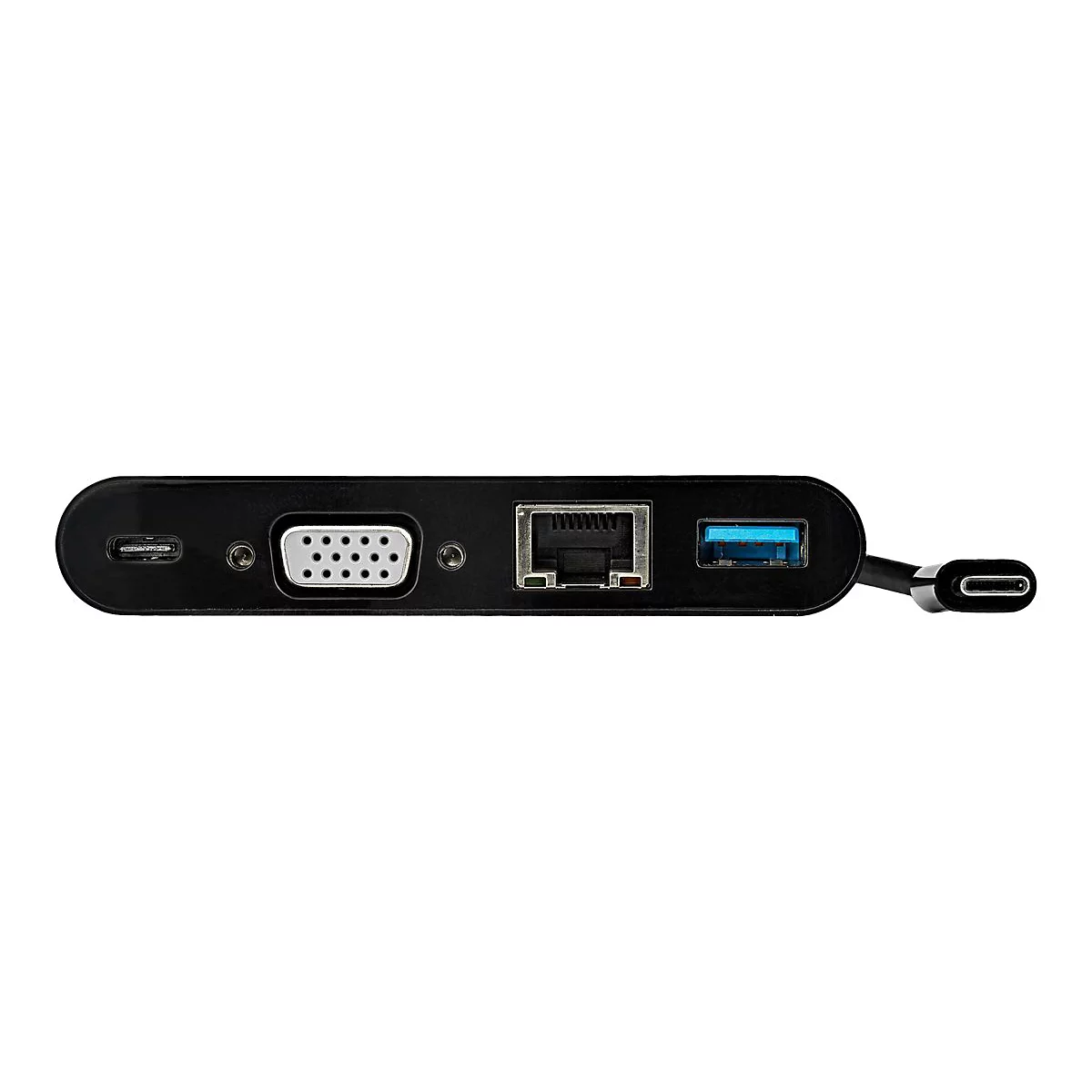 StarTech.com USB-C VGA Multiport Adapter - Power Delivery (60W) - USB 3.0 - Gigabit Ethernet - USB C Adapter für Mac, Windows, Chrome OS - Dockingstation - USB-C - VGA - GigE