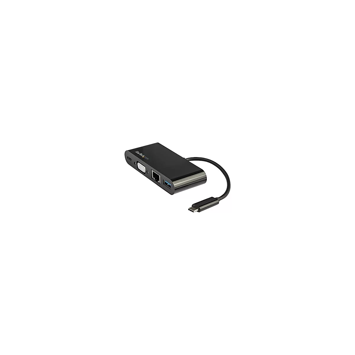 StarTech.com USB-C VGA Multiport Adapter - Power Delivery (60W) - USB 3.0 - Gigabit Ethernet - USB C Adapter für Mac, Windows, Chrome OS - Dockingstation - USB-C - VGA - GigE