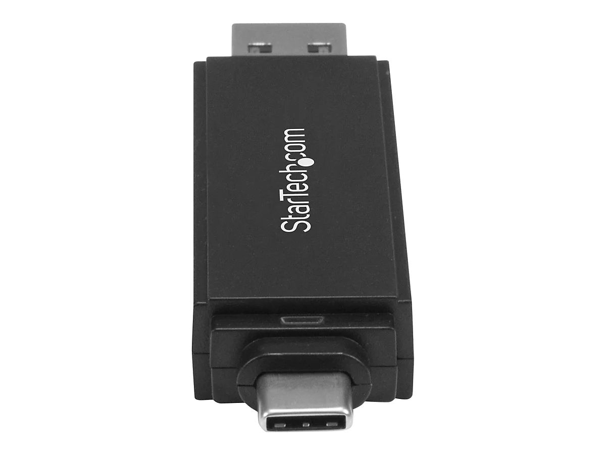 StarTech.com USB Speicherkartenlesegerät - USB 3.0 SD Kartenleser - Kompakt - 5Gbit/s - USB Kartenleser - MicroSD USB Adapter (SDMSDRWU3AC) - Kartenleser - USB 3.0/USB-C
