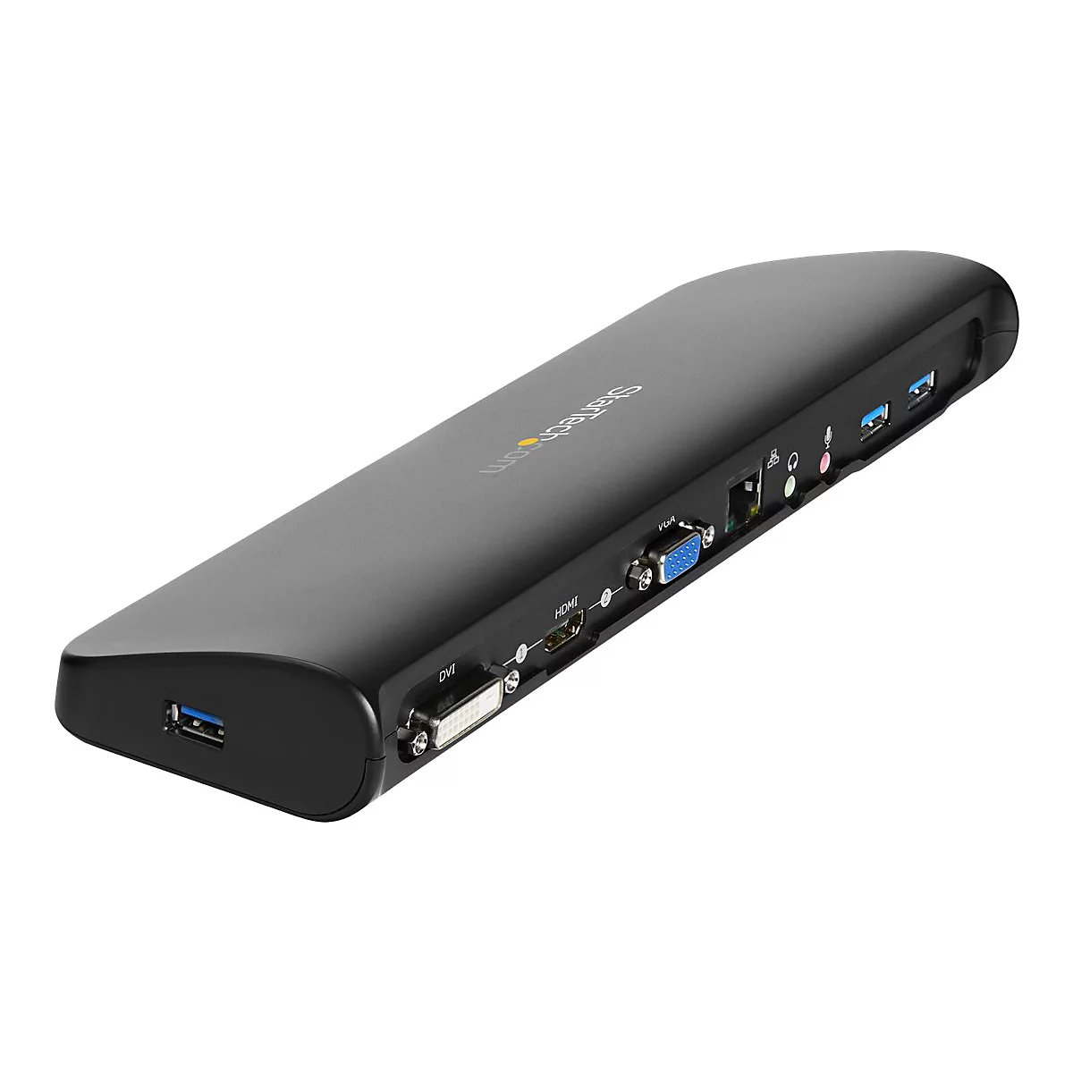 StarTech.com USB3SDOCKHDV USB Dockingstation, USB 3.0, dual Monitor, HDMI&reg; & DVI/ VGA, RJ45 Ethernet Port, kompatibel mit Windows/macOS (USB3SDOCKHDV) - Dockingstation - USB - VGA, HDMI - 10Mb LAN