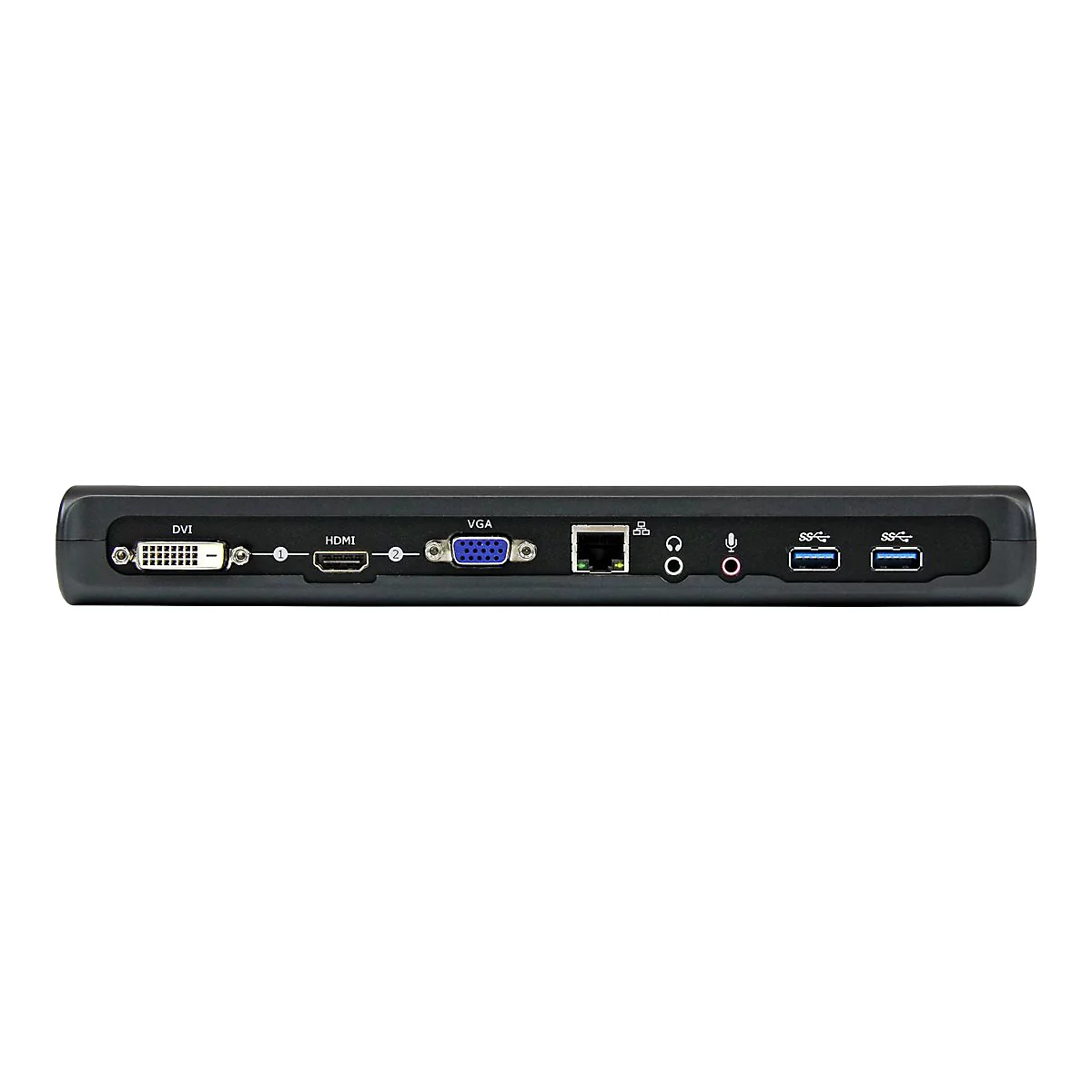 StarTech.com USB3SDOCKHDV USB Dockingstation, USB 3.0, dual Monitor, HDMI&reg; & DVI/ VGA, RJ45 Ethernet Port, kompatibel mit Windows/macOS (USB3SDOCKHDV) - Dockingstation - USB - VGA, HDMI - 10Mb LAN