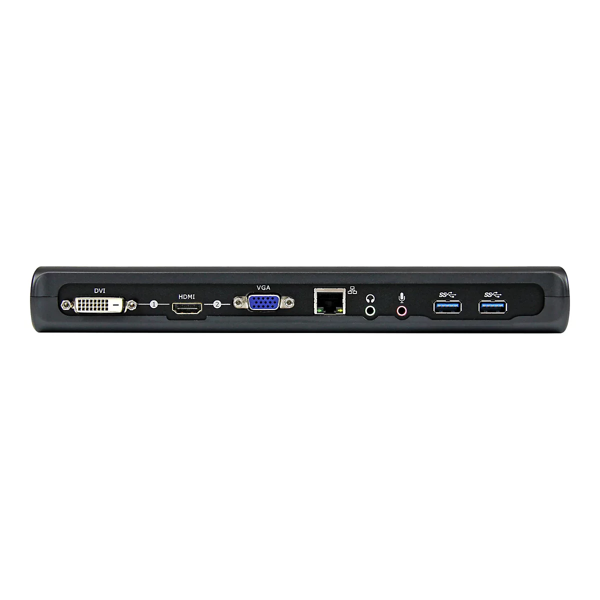 StarTech.com USB3SDOCKHDV USB Dockingstation, USB 3.0, dual Monitor, HDMI&reg; & DVI/ VGA, RJ45 Ethernet Port, kompatibel mit Windows/macOS (USB3SDOCKHDV) - Dockingstation - USB - VGA, HDMI - 10Mb LAN