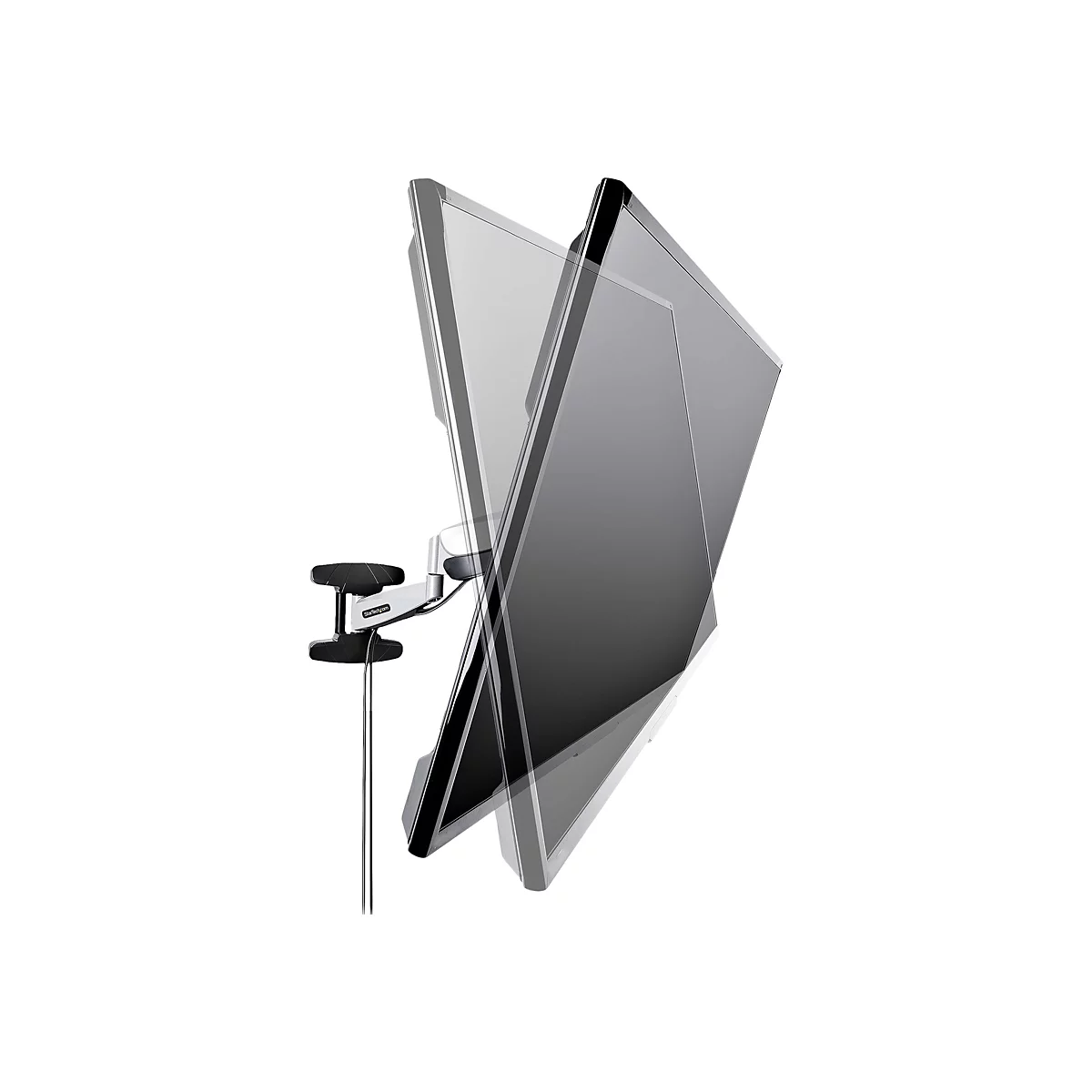 StarTech.com VESA TV Wall Mount, TV Mounting Bracket For 23'-55' Displays, Adjustable Full Motion TV Wall Mount Supports 66lb (30kg), Extendable/Tilting/Swivel Monitor Wall Mount - Low Profile/Slim Display Mount (FHA-TV-WALL-MOUNT) - Befestigungsk...